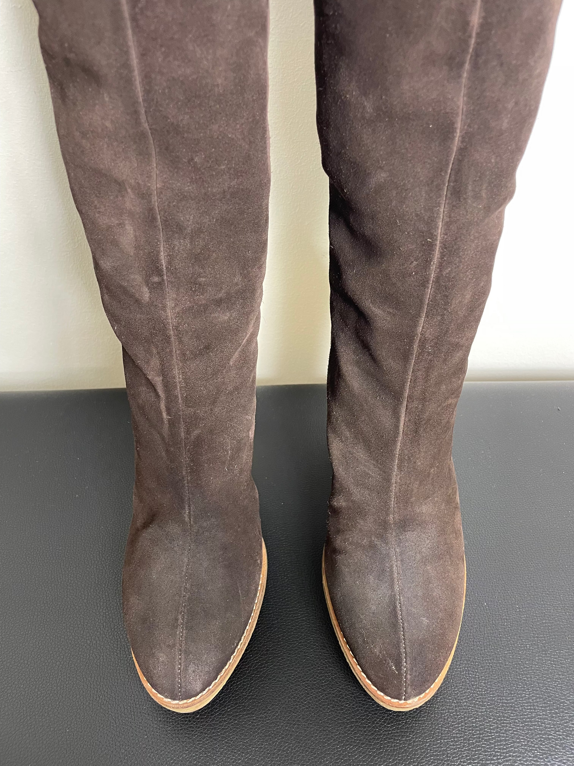 Gucci by Tom Ford Suede Mink Boots