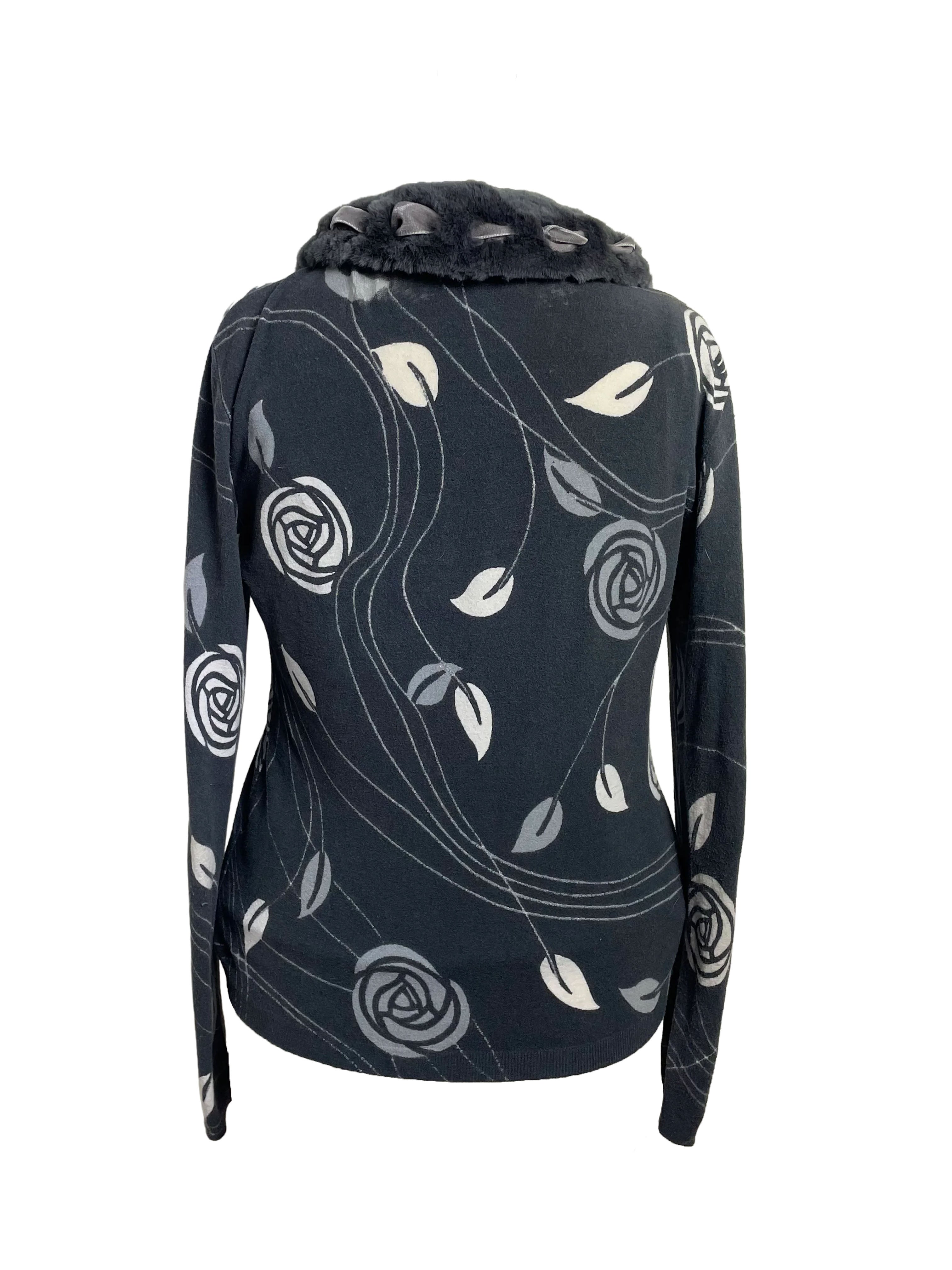 Blumarine Vintage Grey Cardigan and Top Twin Set