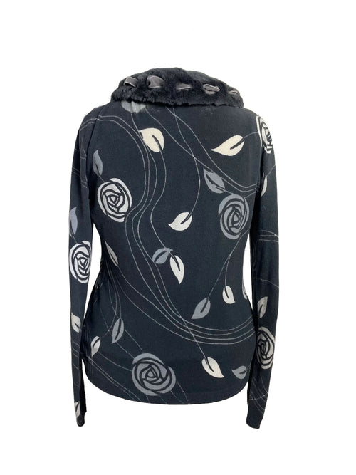 Blumarine Vintage Grey Cardigan and Top Twin Set