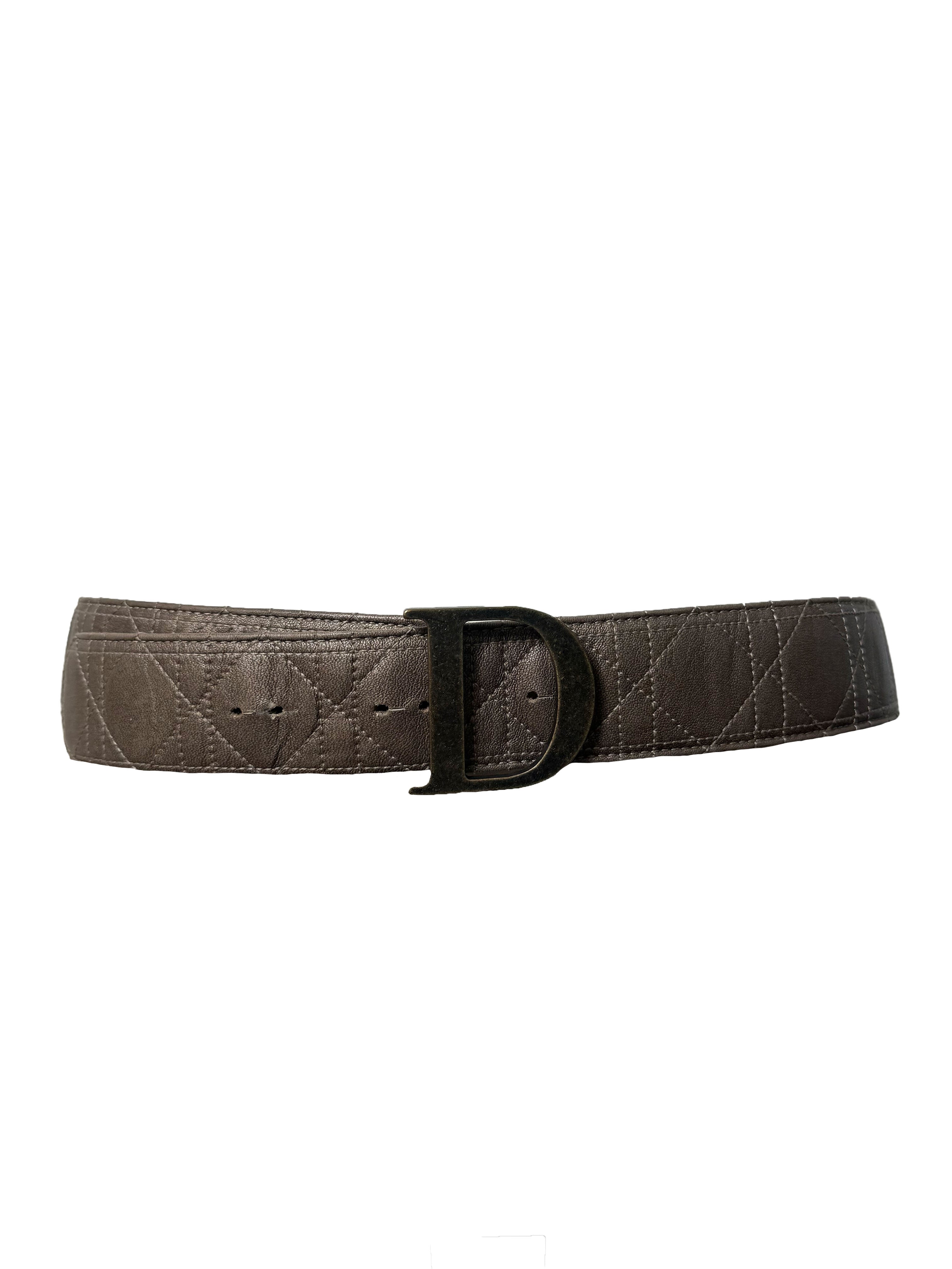 Dior Cannage D Buckle Belt
