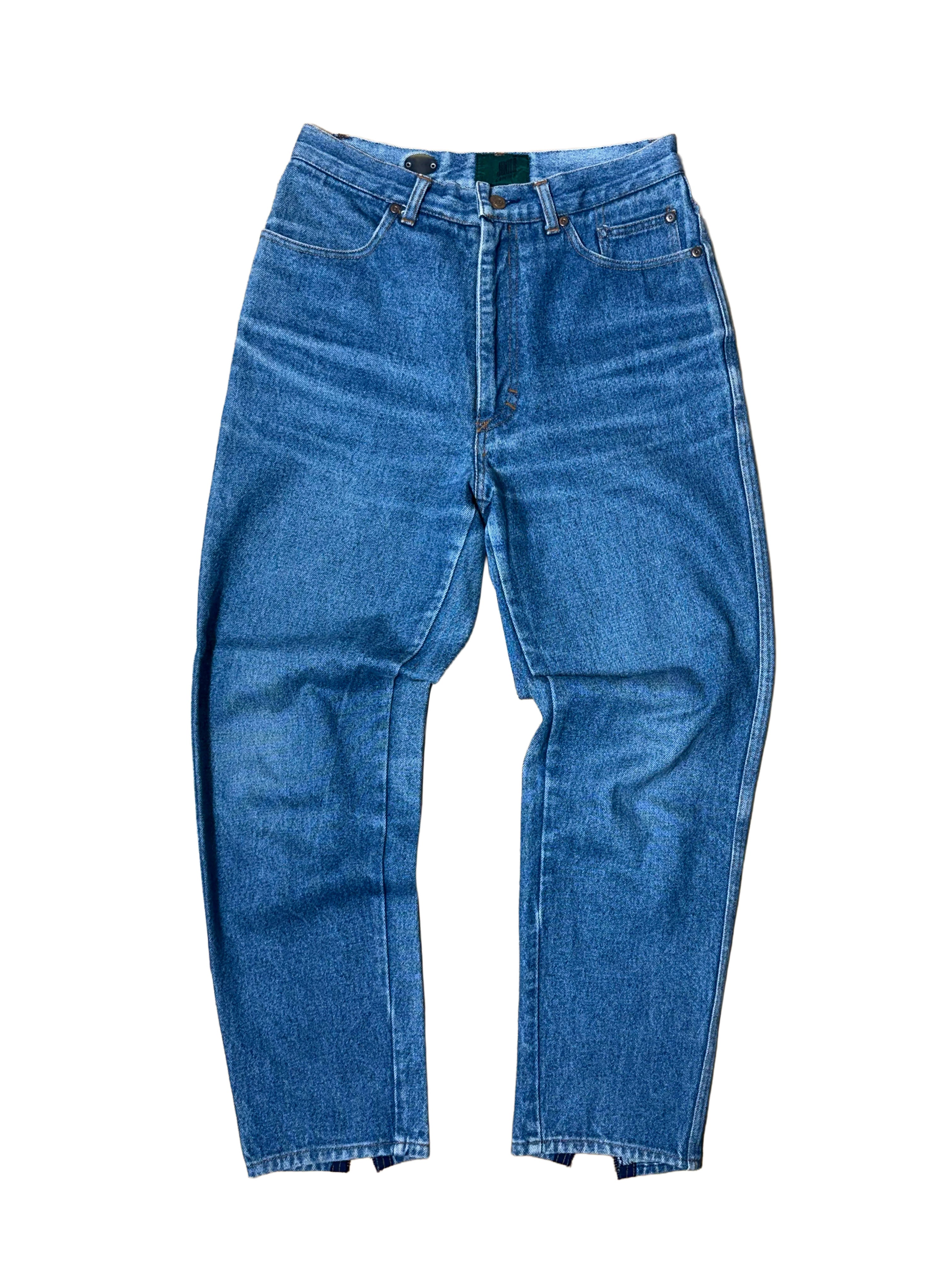 Gaultier Junior Vintage Zip Detail Denim Jeans
