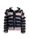 Sonia Rykiel Ruffle Button-Up Cardigan