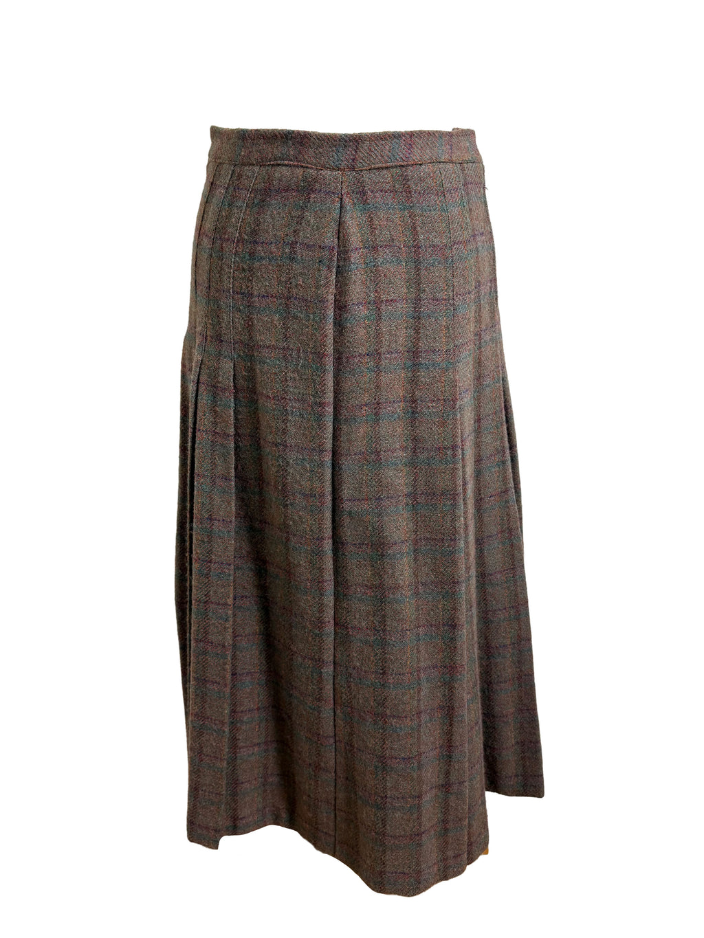 Ralph Lauren 100% Wool Vintage Check Skirt
