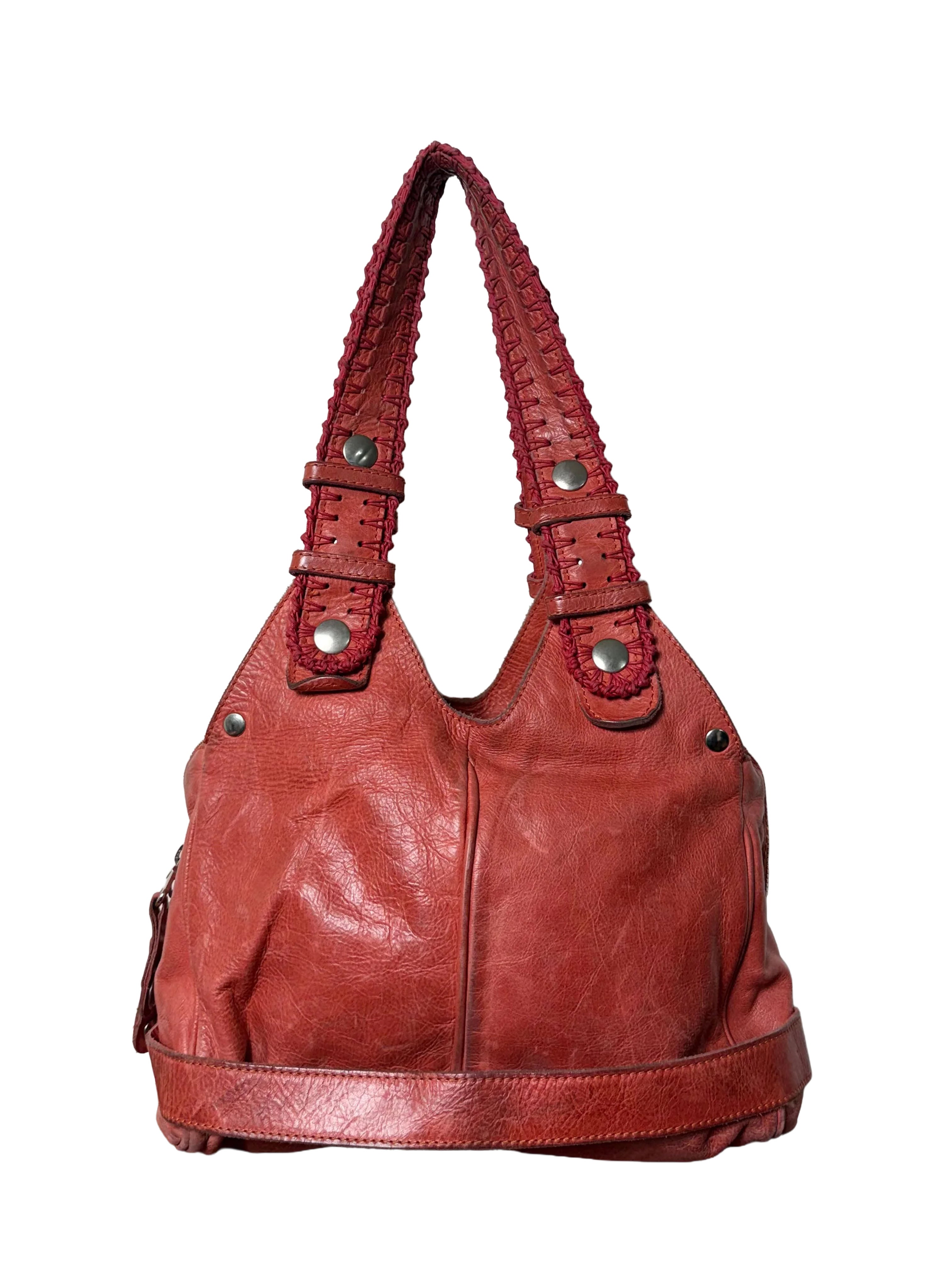 Chloé Silverado Vintage Coral Shoulder Bag