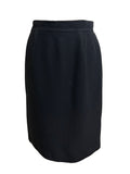 Moschino Cheap and Chic Black Knee Length Skirt