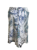 Just Cavalli Vintage A-Line Printed Skirt