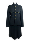 Jean Paul Gaultier Vintage Fall 1996 Military-Style Jacket & Skirt Set