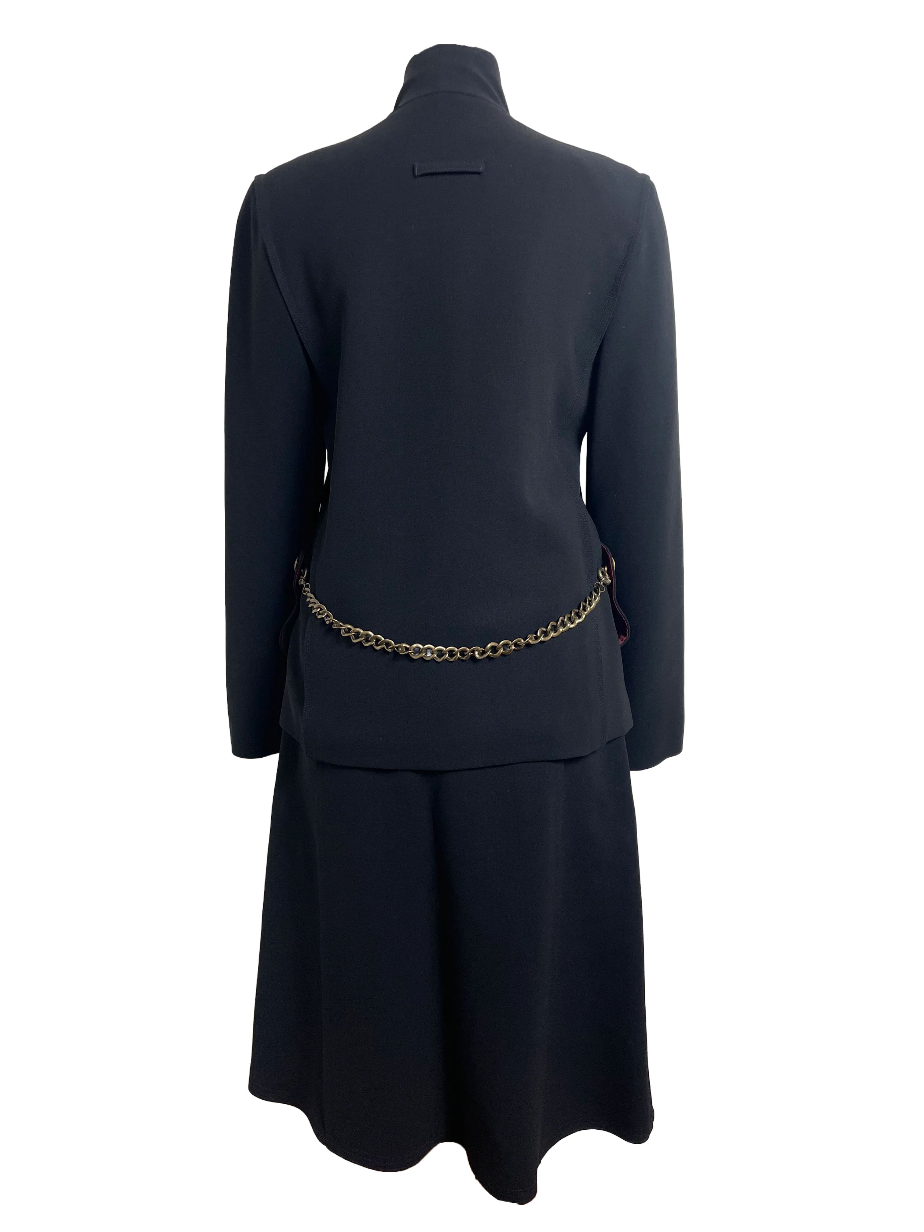 Jean Paul Gaultier Vintage Fall 1996 Military-Style Jacket & Skirt Set