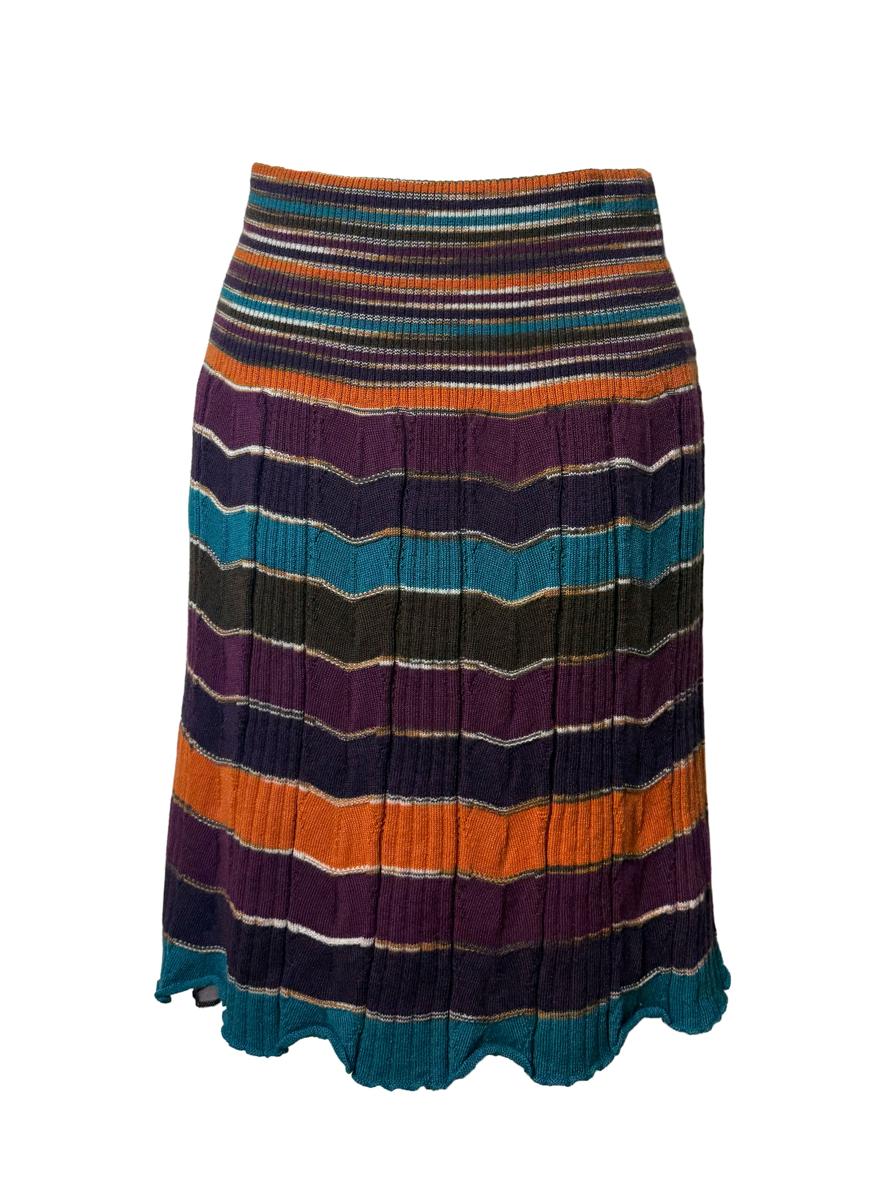 Missoni Sport Striped Midi Skirt