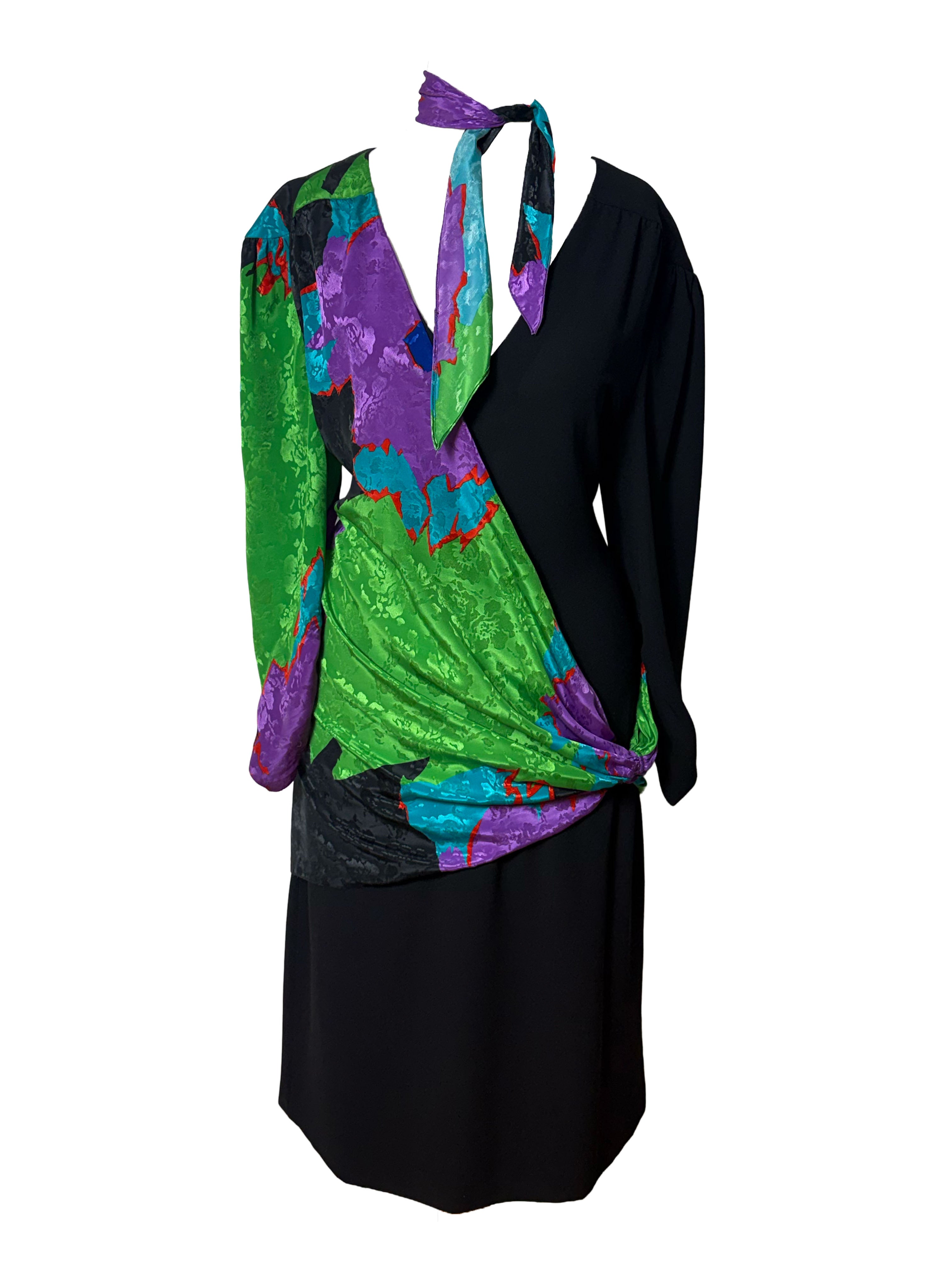 Frank Usher Vintage 1980s A-Line Dress