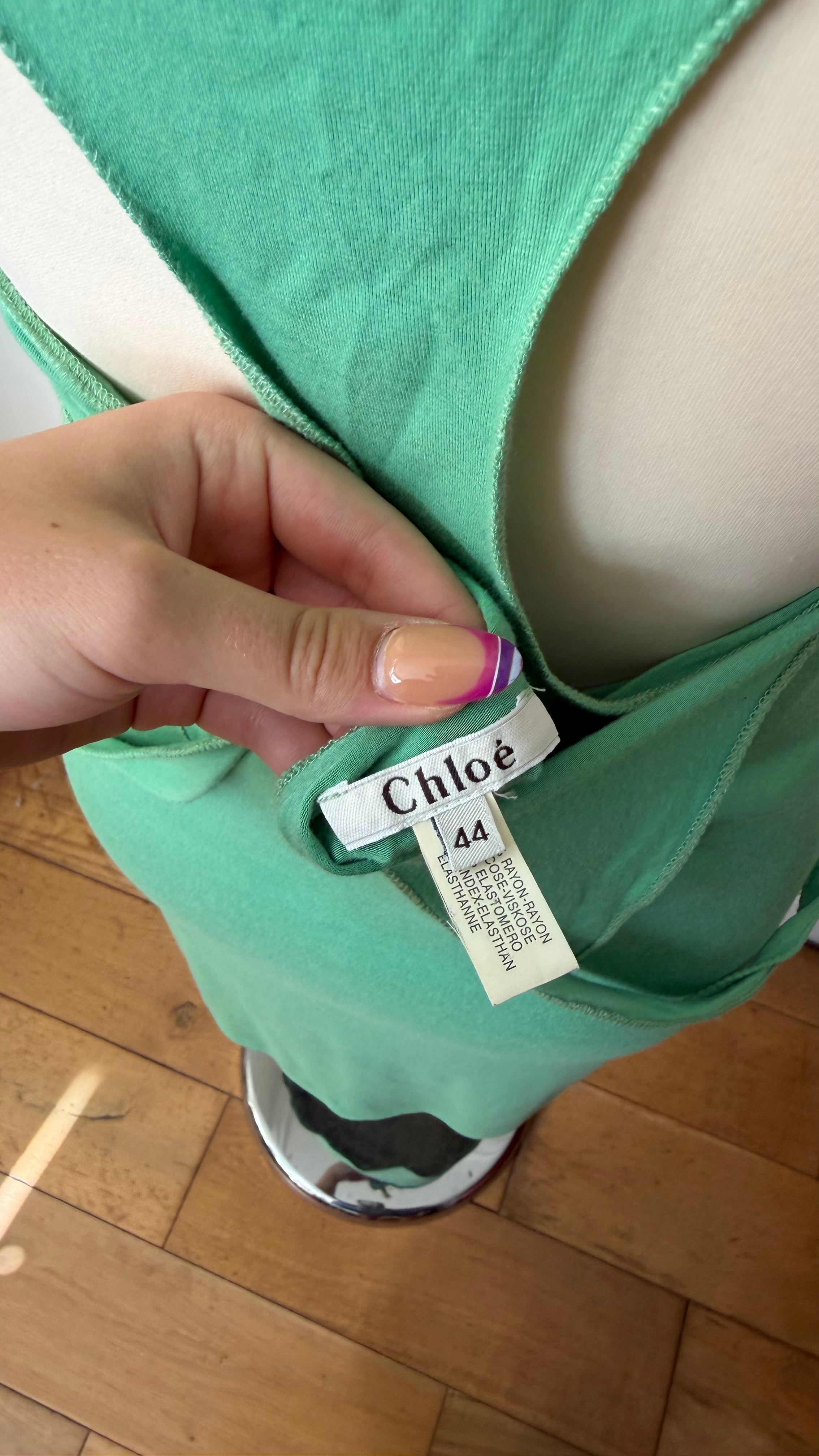 Chloé Double Layered Racer Mini Dress