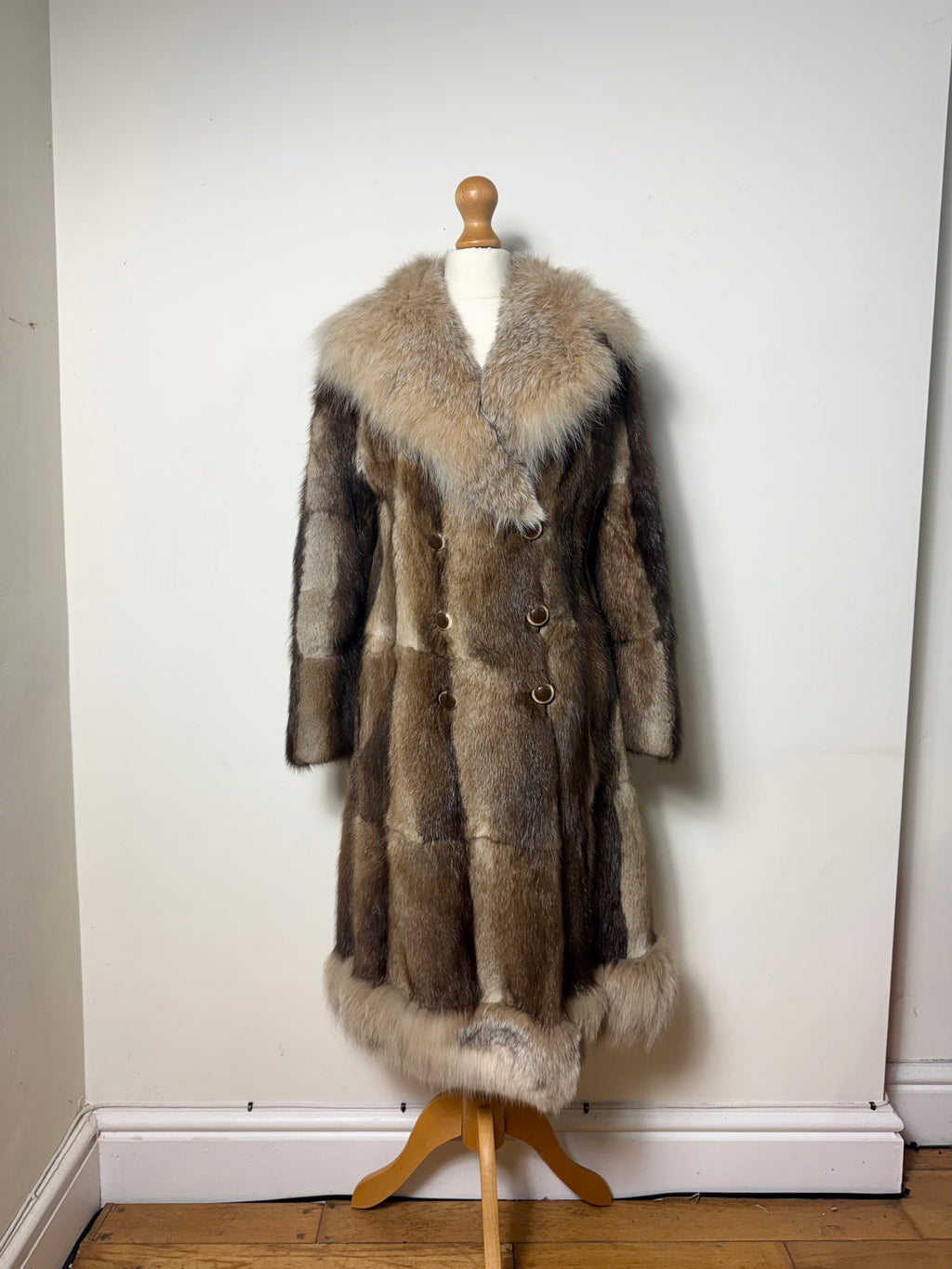 Paul Magder Vintage 1980s Fox Fur Coat