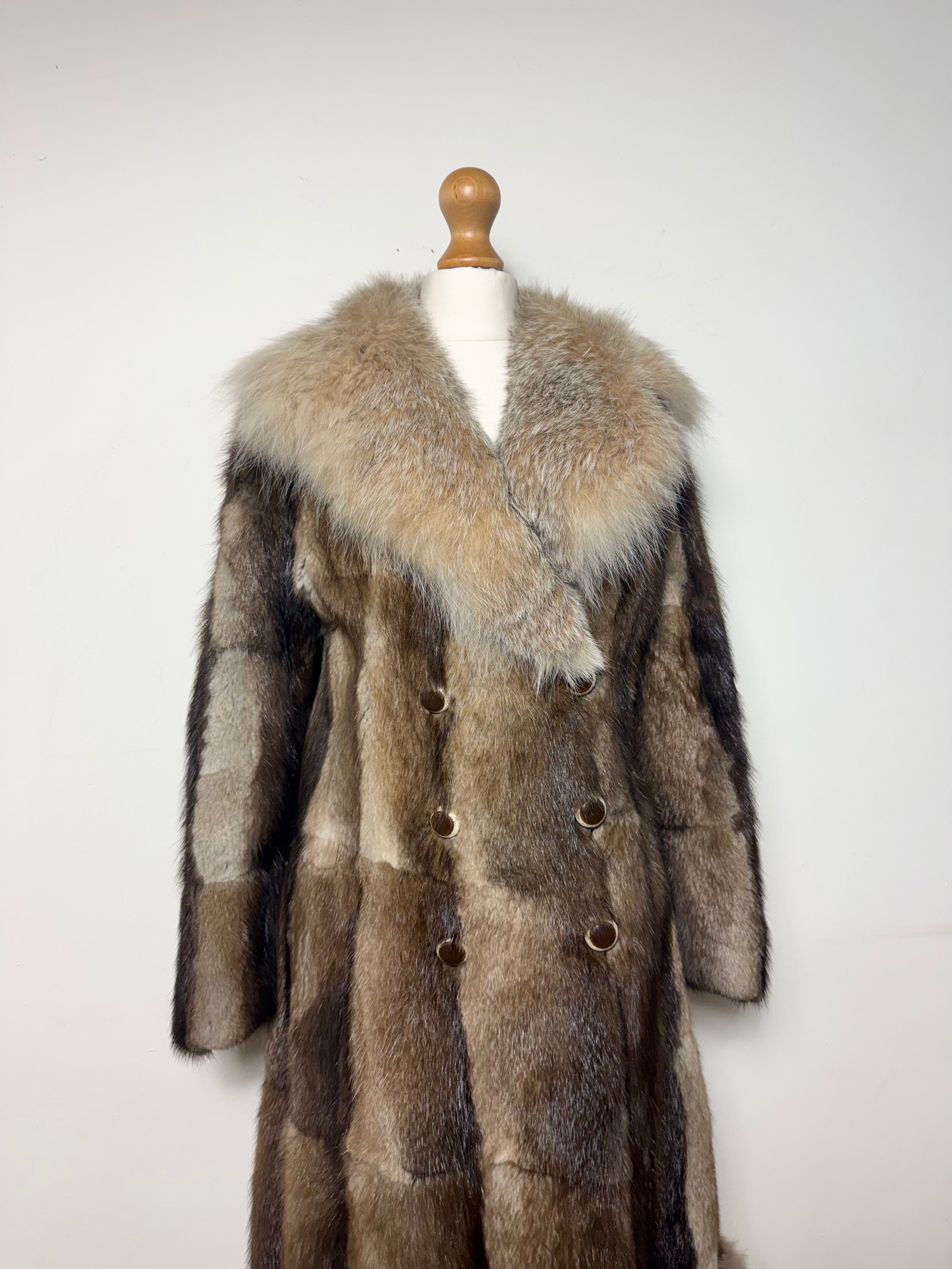 Paul Magder Vintage 1980s Fox Fur Coat