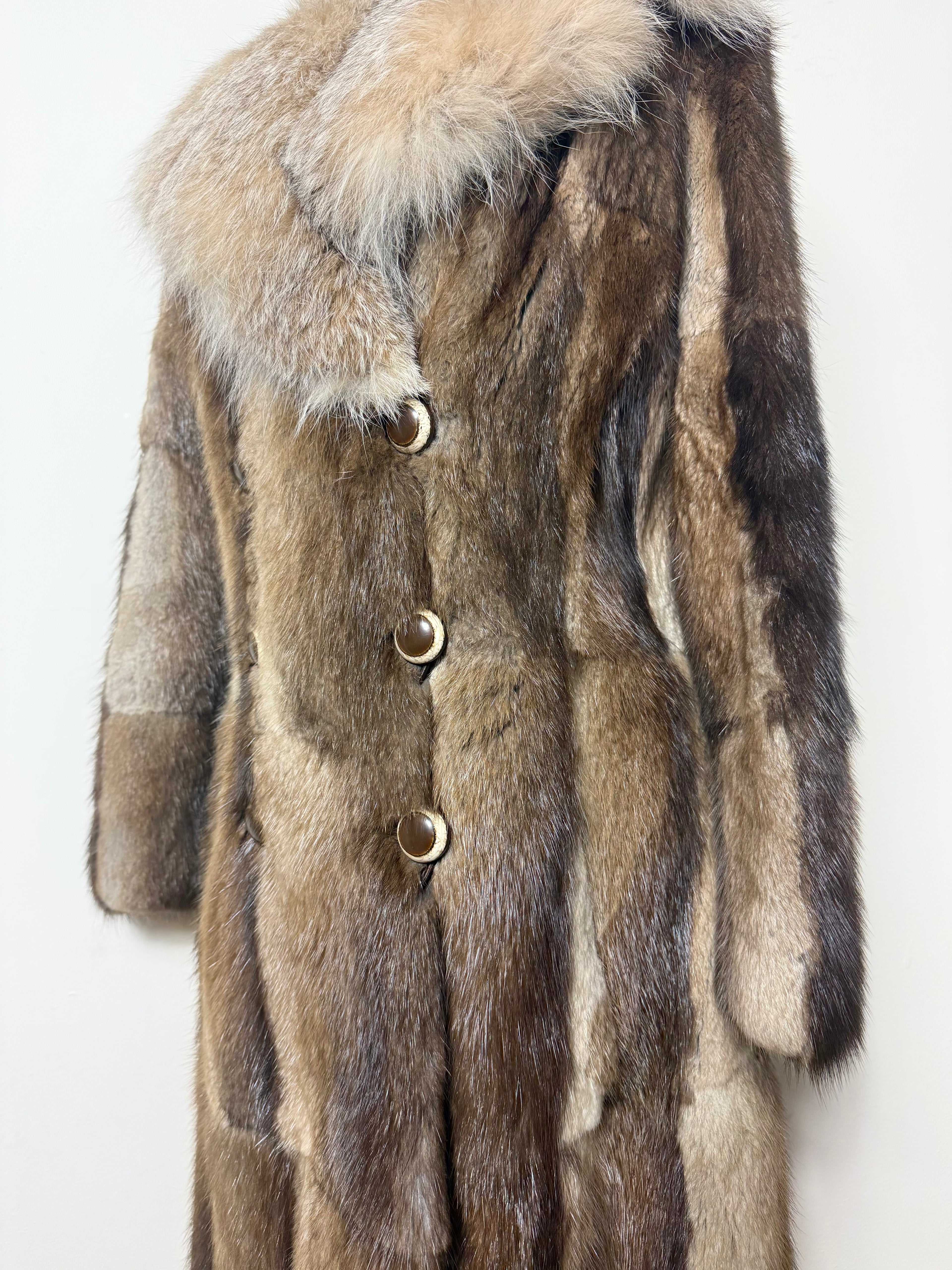 Paul Magder Vintage 1980s Fox Fur Coat