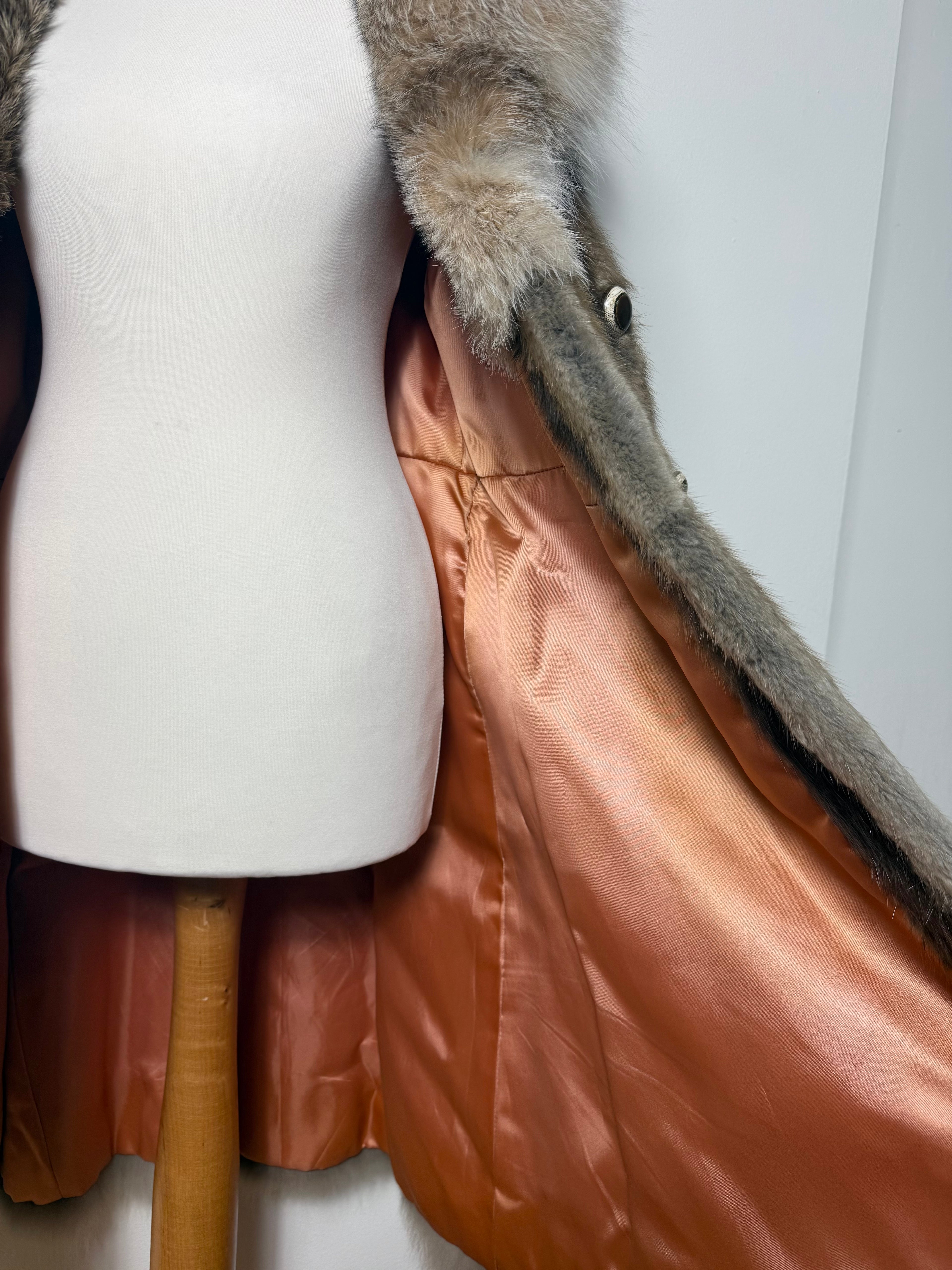 Paul Magder Vintage 1980s Fox Fur Coat