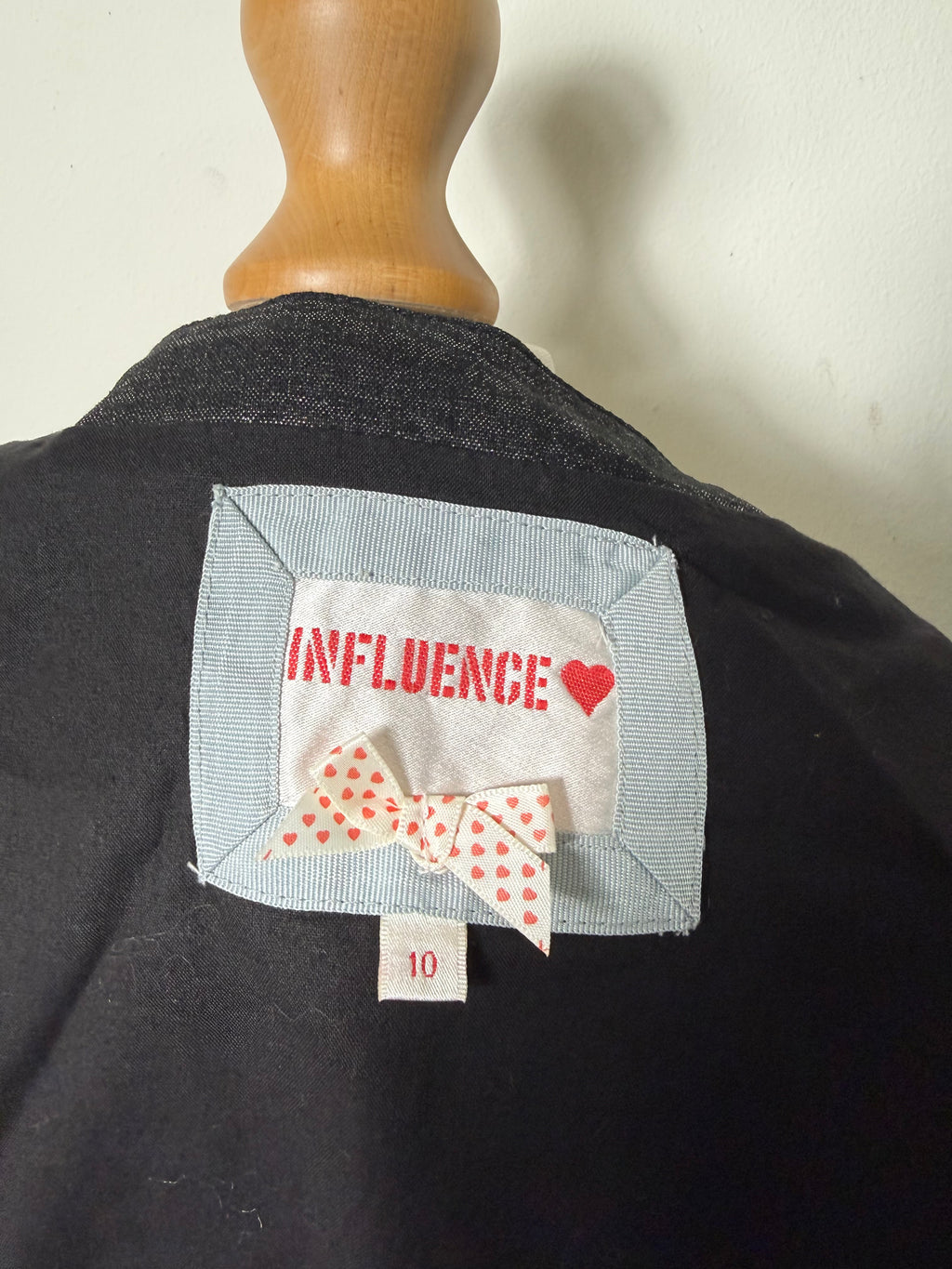 Influence 2000s Black Bolero Cropped Jacket