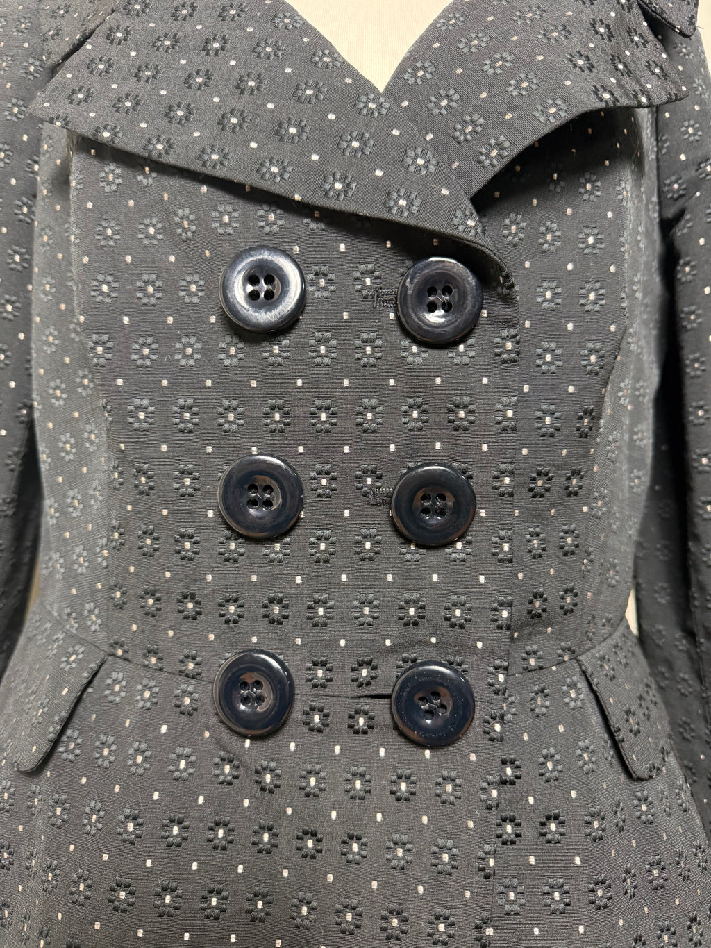 Moschino Cheap & Chic Polka Dot Skirt Suit