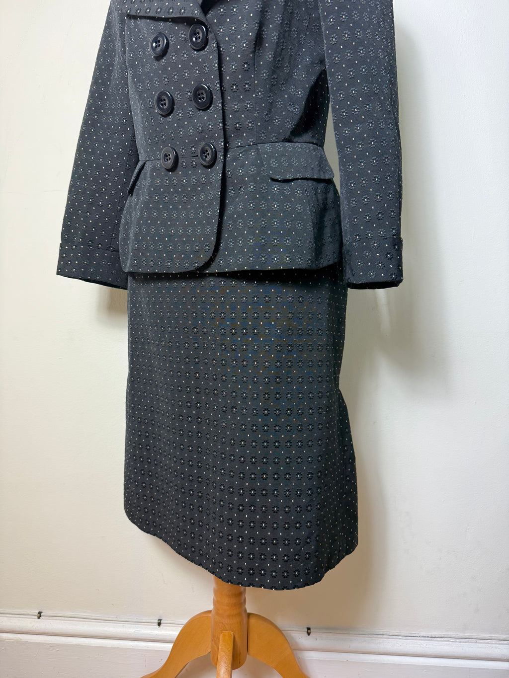 Moschino Cheap & Chic Polka Dot Skirt Suit