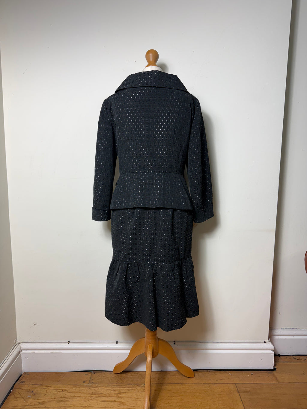 Moschino Cheap & Chic Polka Dot Skirt Suit