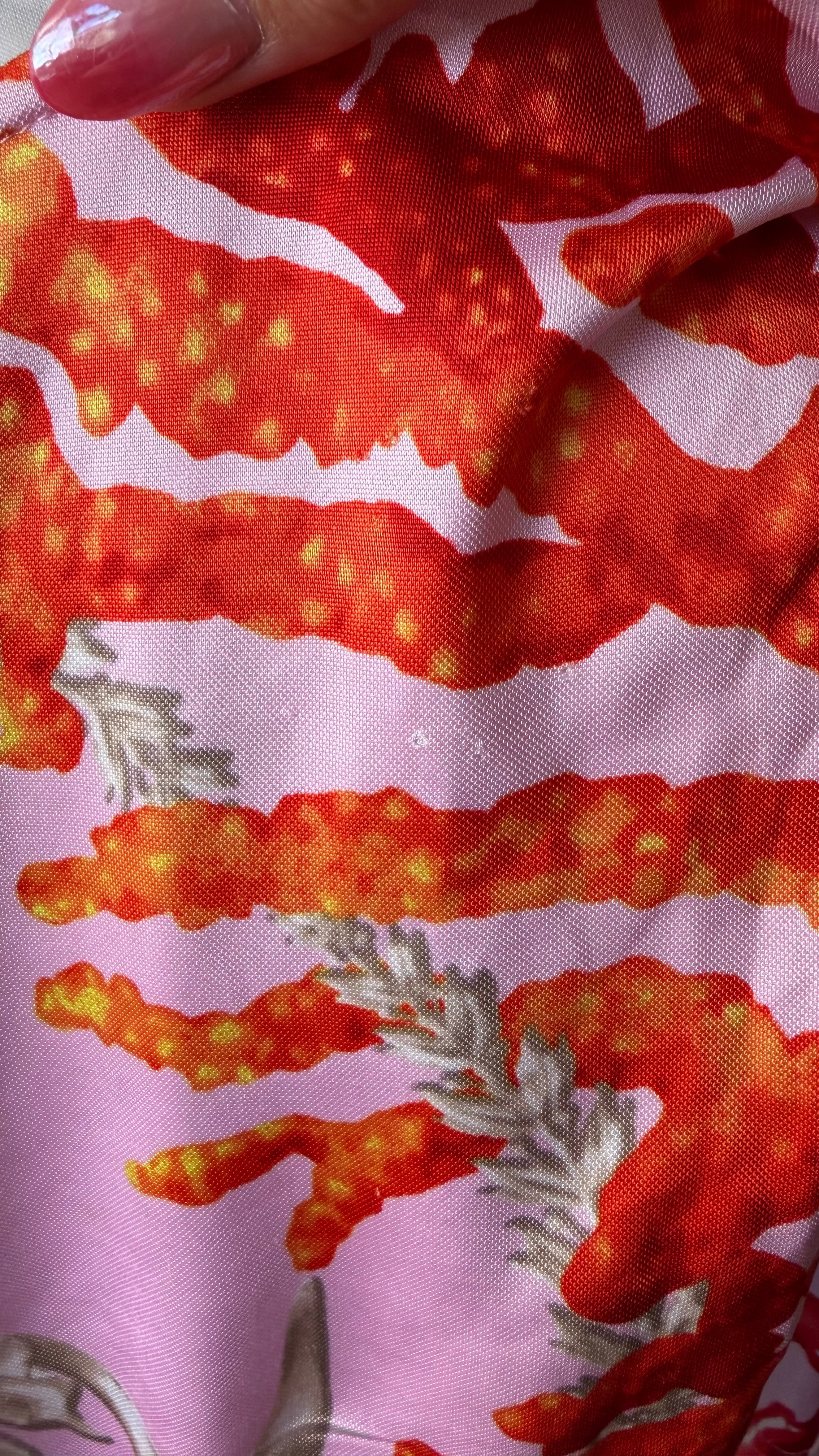 Versace SS 2005 Coral Reef Print Top