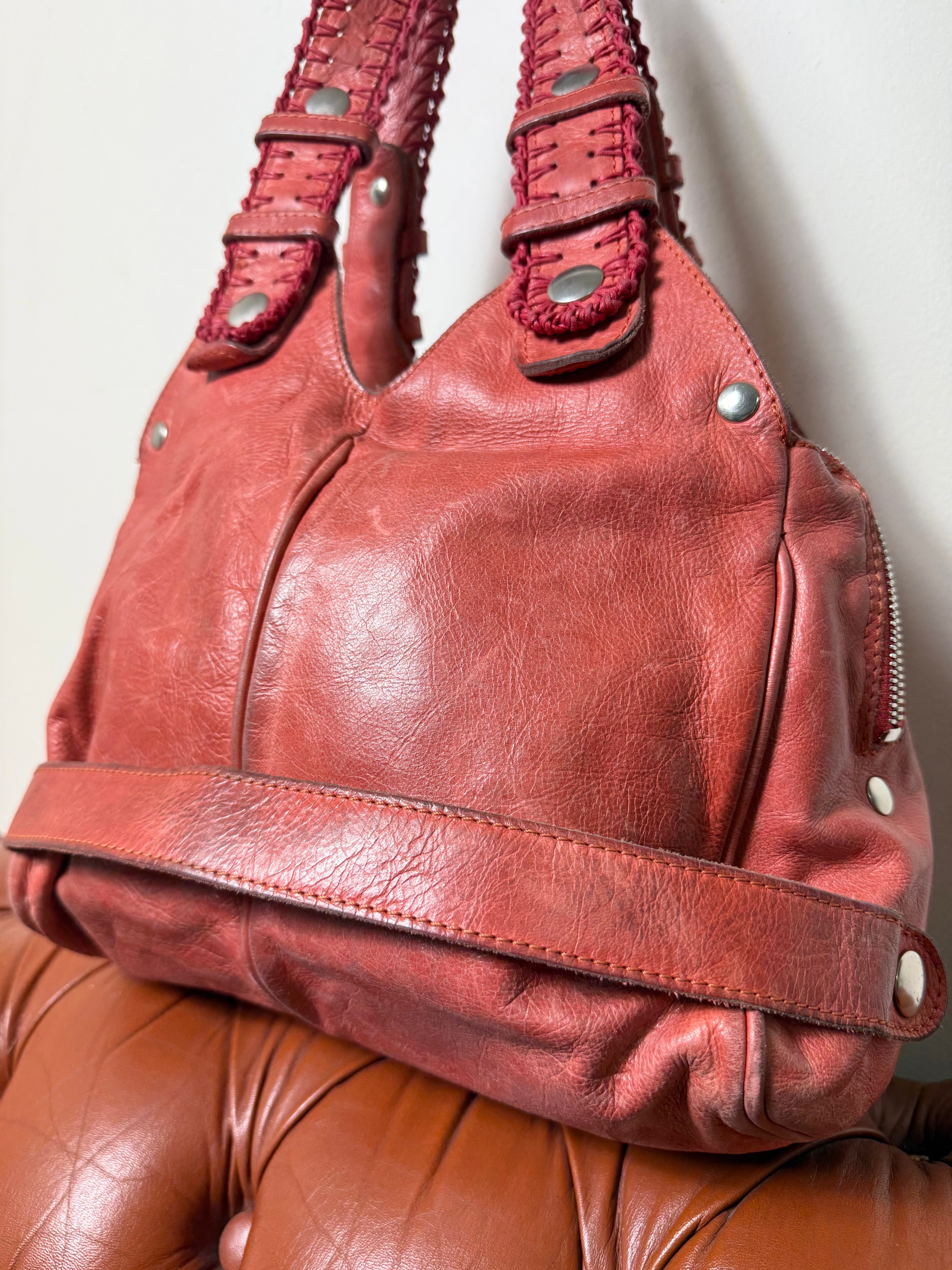 Chloé Silverado Vintage Coral Shoulder Bag