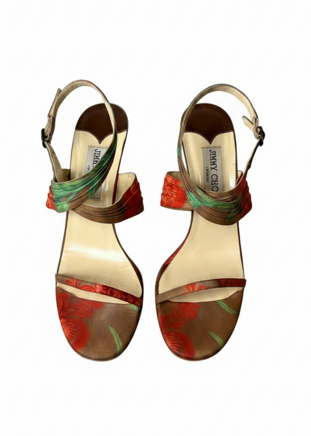 Jimmy Choo Tropical Floral Sandals