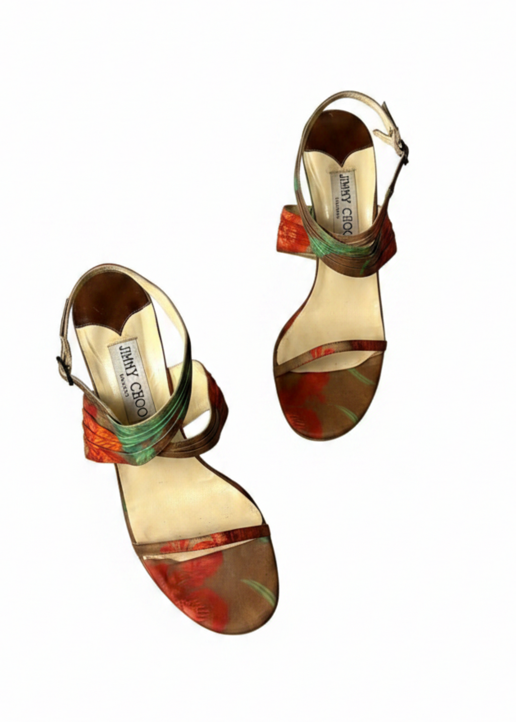 Jimmy Choo Tropical Floral Sandals