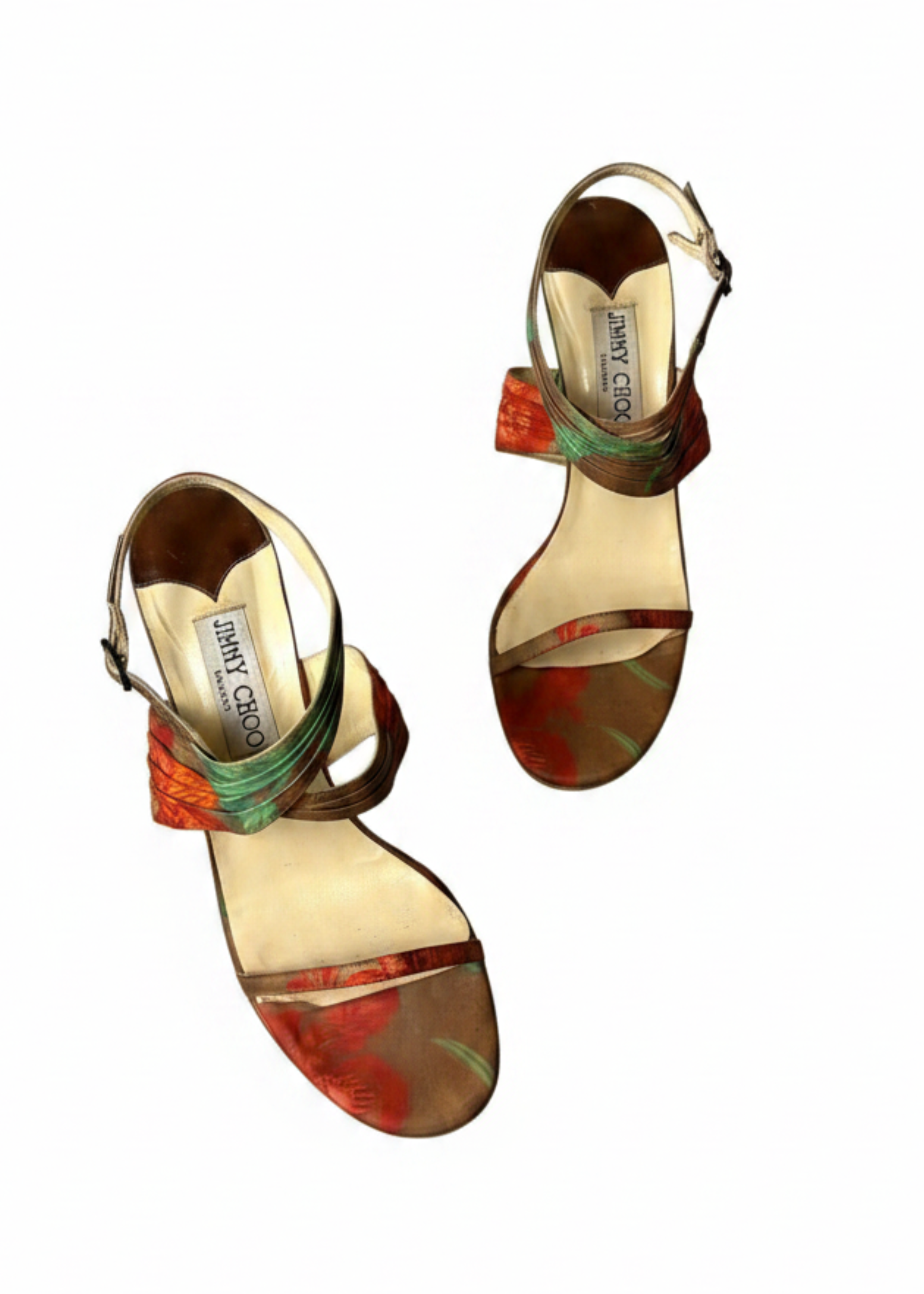 Jimmy Choo Tropical Floral Sandals