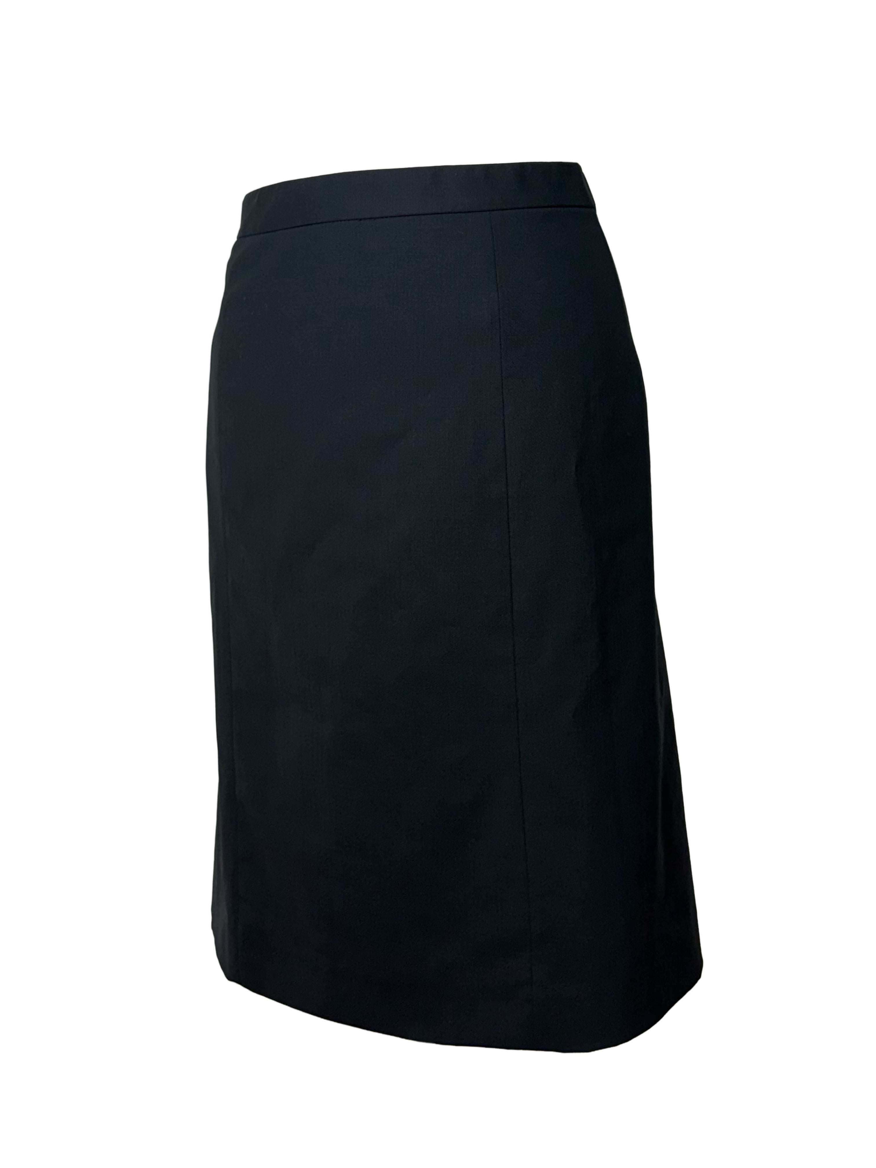 Jean Paul Gaultier Black Knee Length Skirt