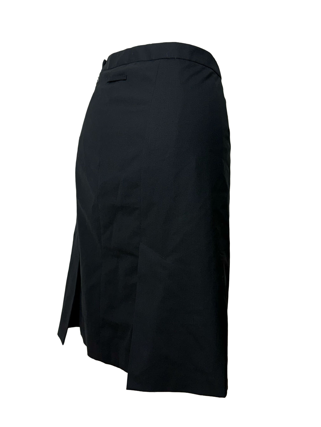 Jean Paul Gaultier Black Knee Length Skirt