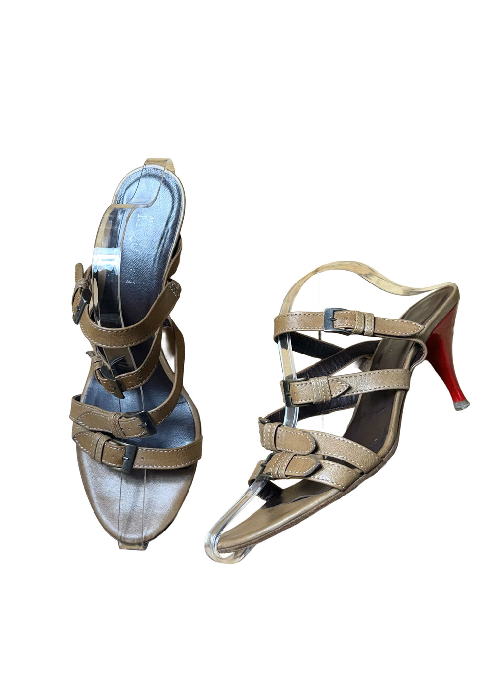 Alexander McQueen SS 2004 Strappy Mule Sandals