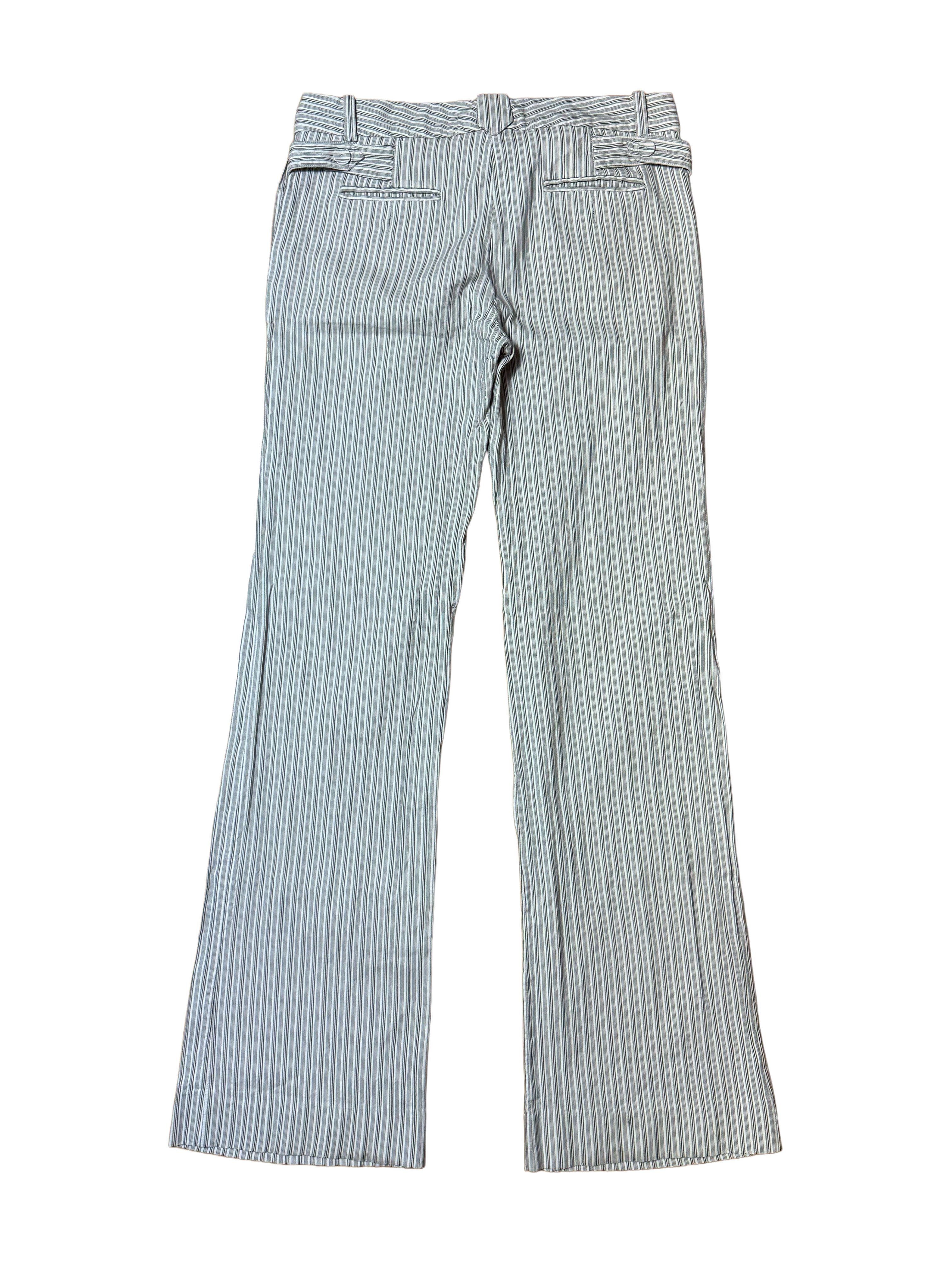 Chloé Pinstripe Low Rise Trousers