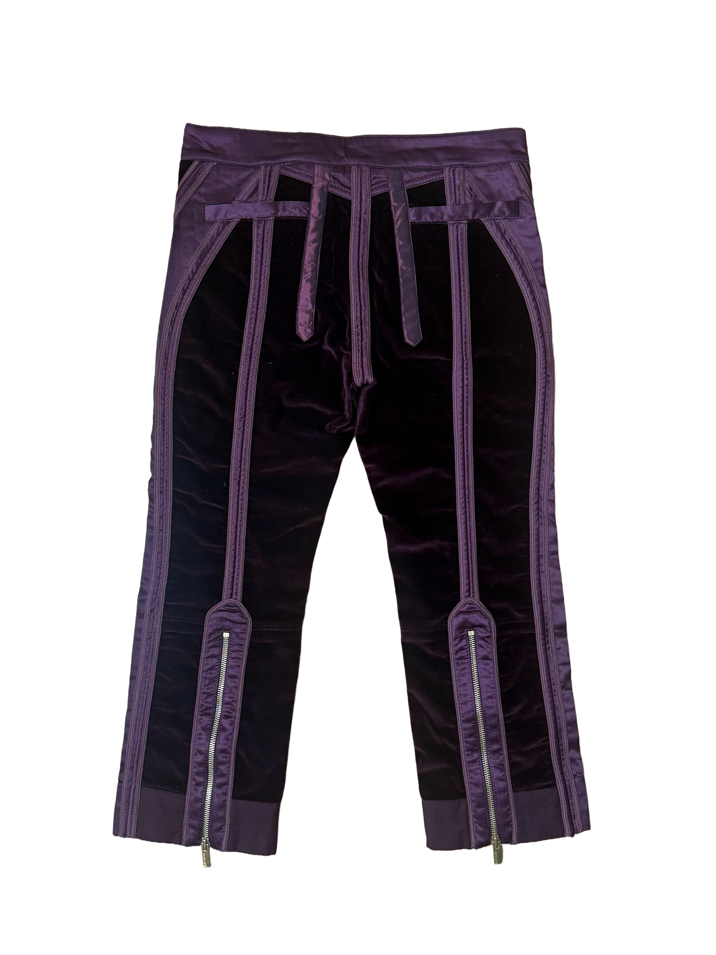 Roberto Cavalli Fall 2004 Velvet Capris