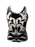 Prada Floral Print Terrycloth Tank Top