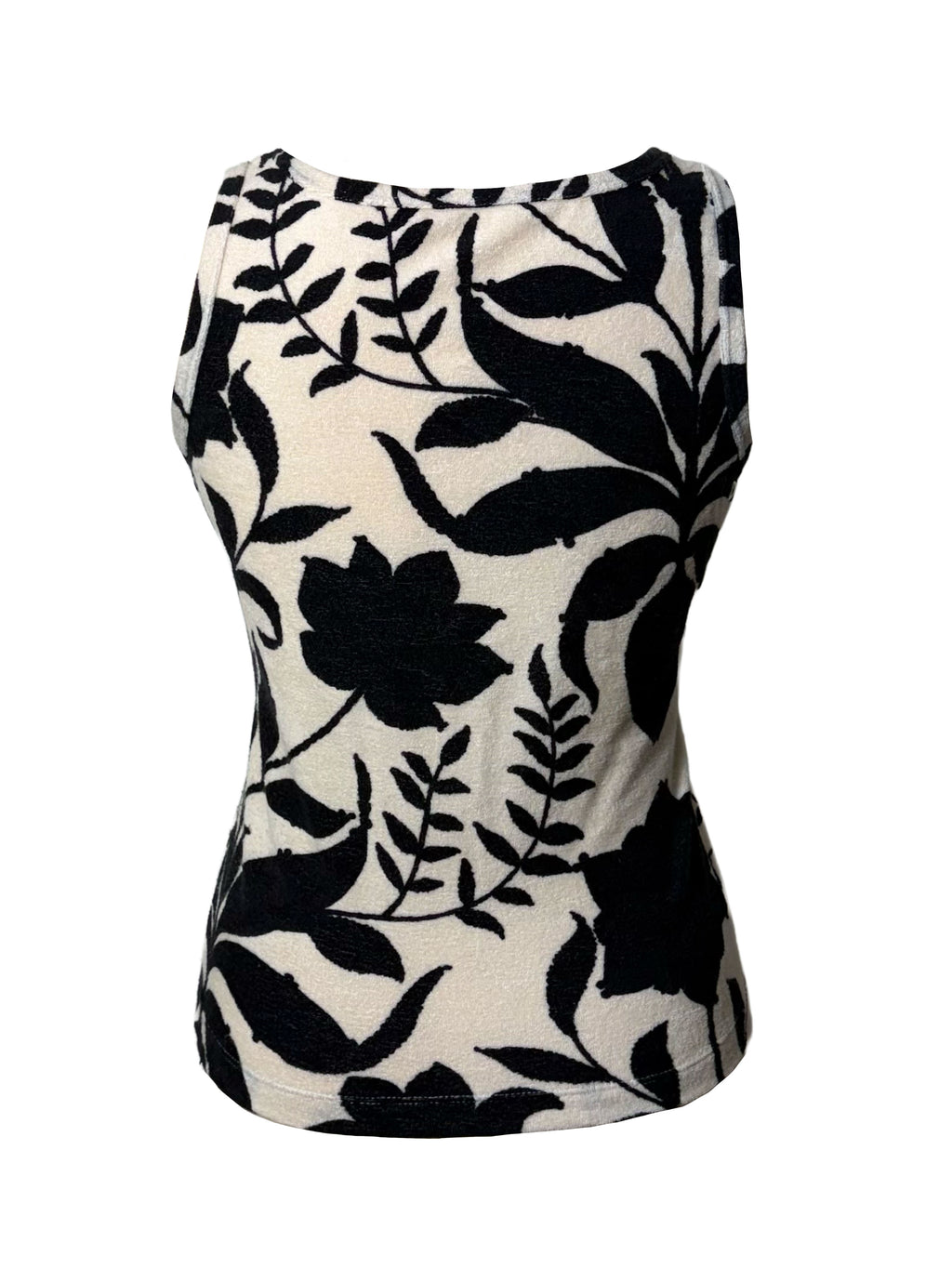 Prada Floral Print Terrycloth Tank Top
