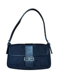 Balenciaga BB Monogram Canvas Shoulder Bag