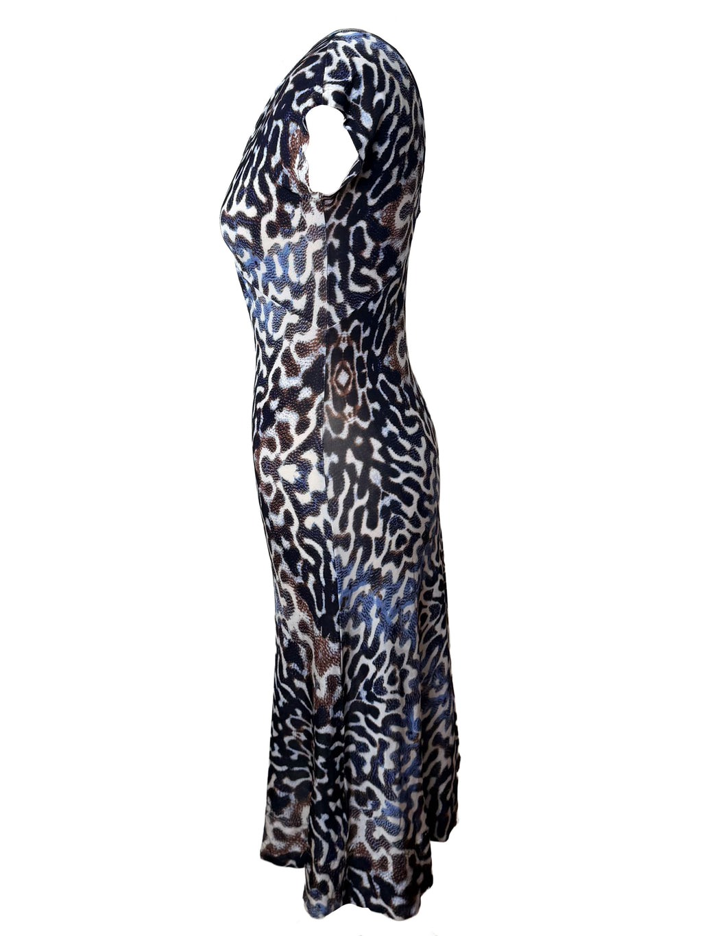 Just Cavalli Animal Print Midi Dress