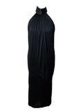 Dsqaured2 Halterneck Backless Black Midi Dress