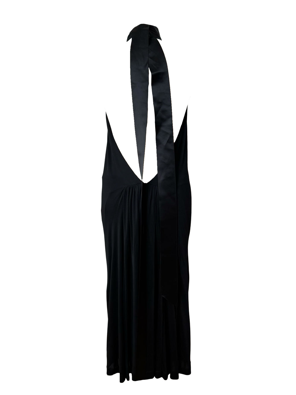 Dsqaured2 Halterneck Backless Black Midi Dress