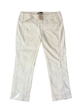Roberto Cavalli SS 2006 White Buckle Jeans
