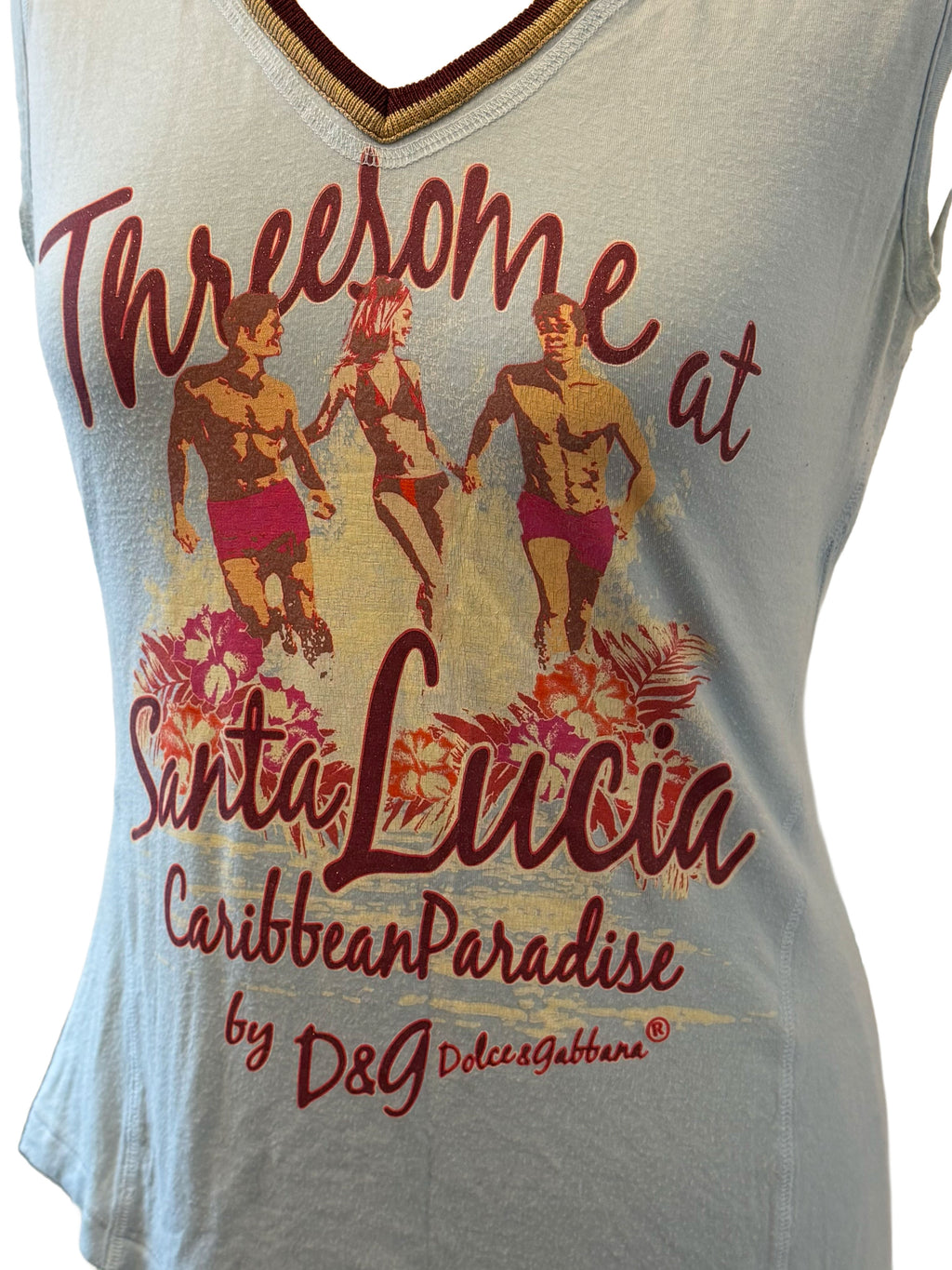 D&G 2004 Graphic Tank Top