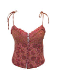 Plein Sud Floral Strappy Cami