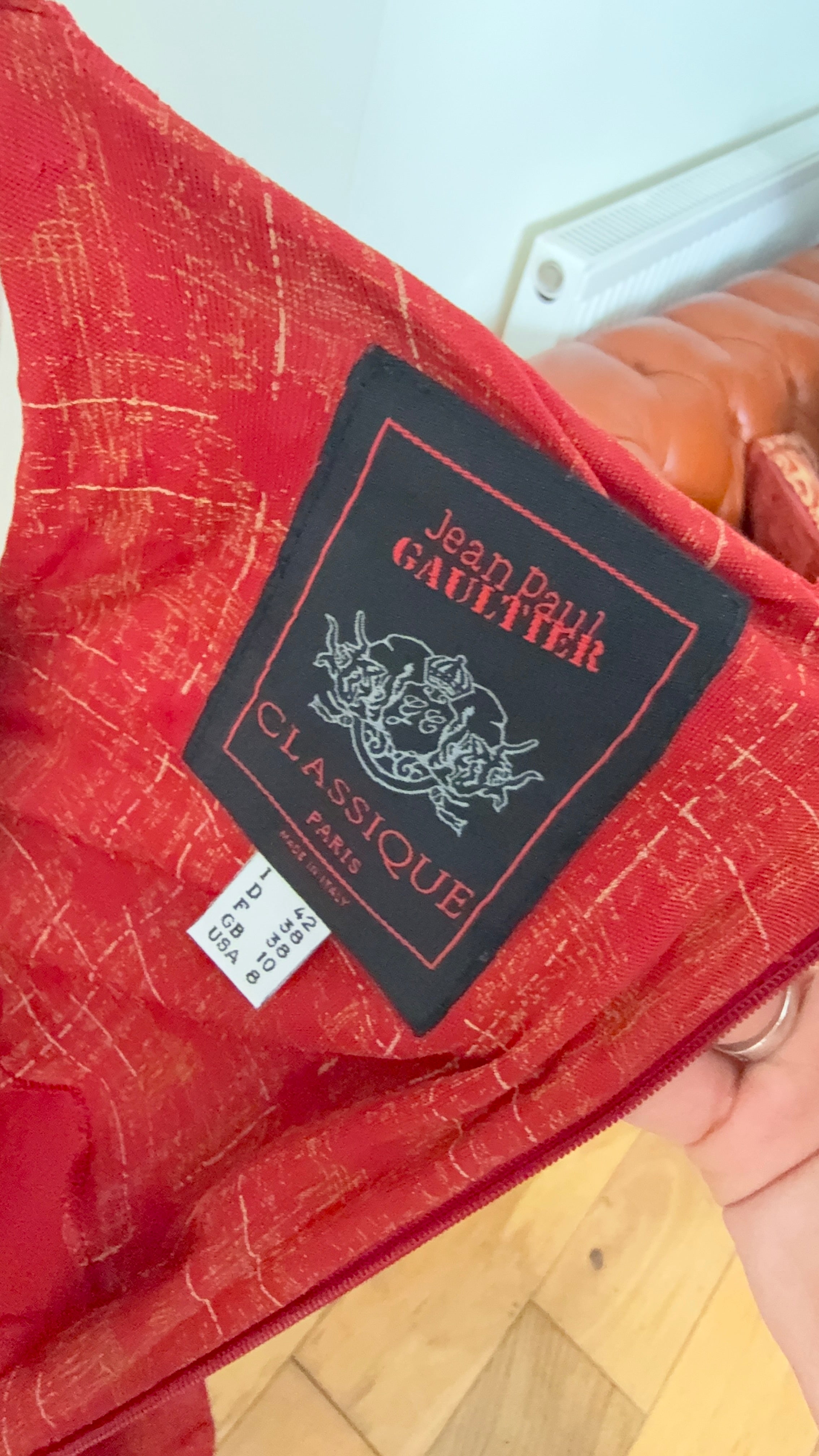 Jean Paul Gaultier Classique Cowl Neck Maxi Dress