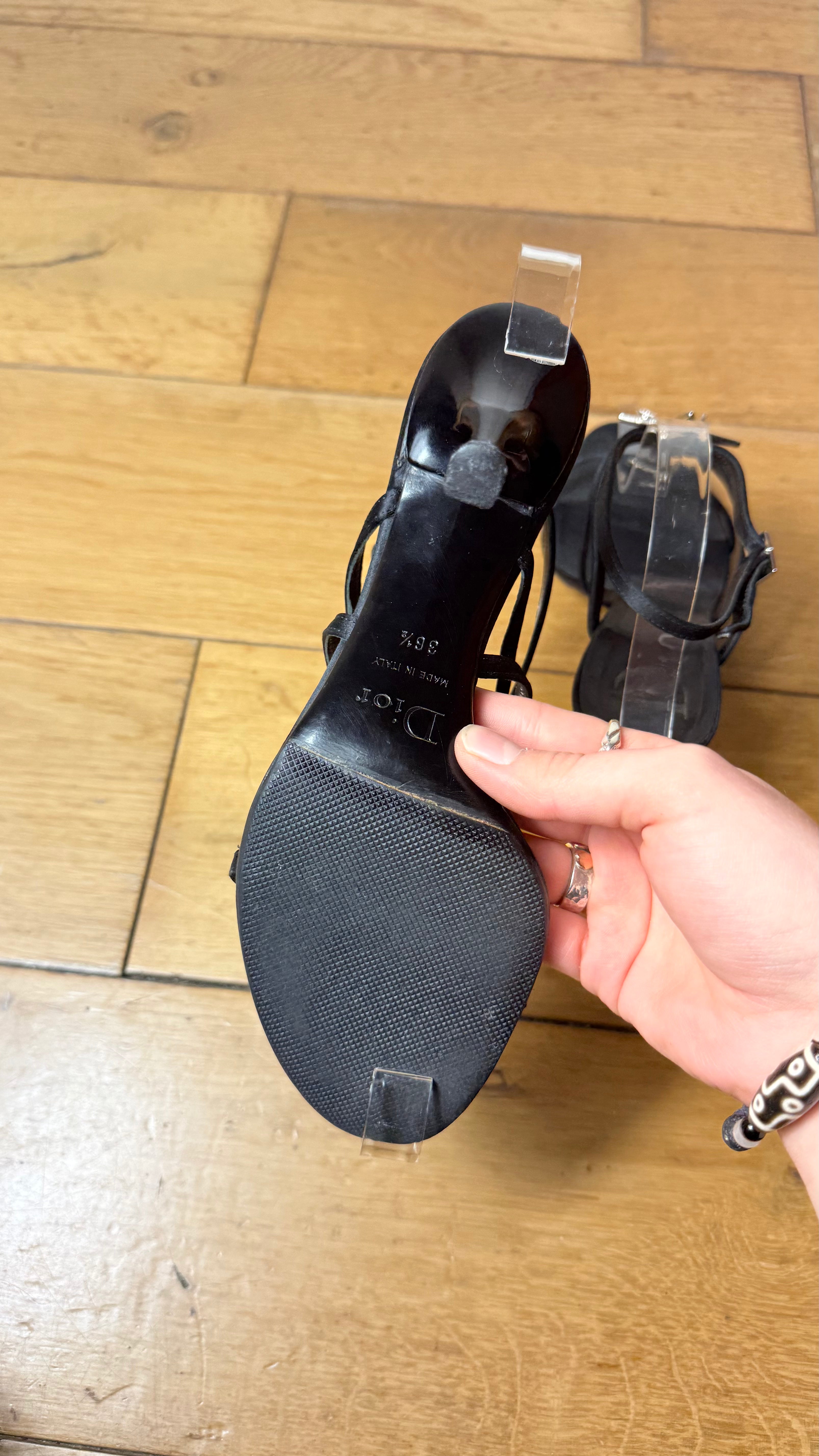 Dior Hardcore Black Sandals