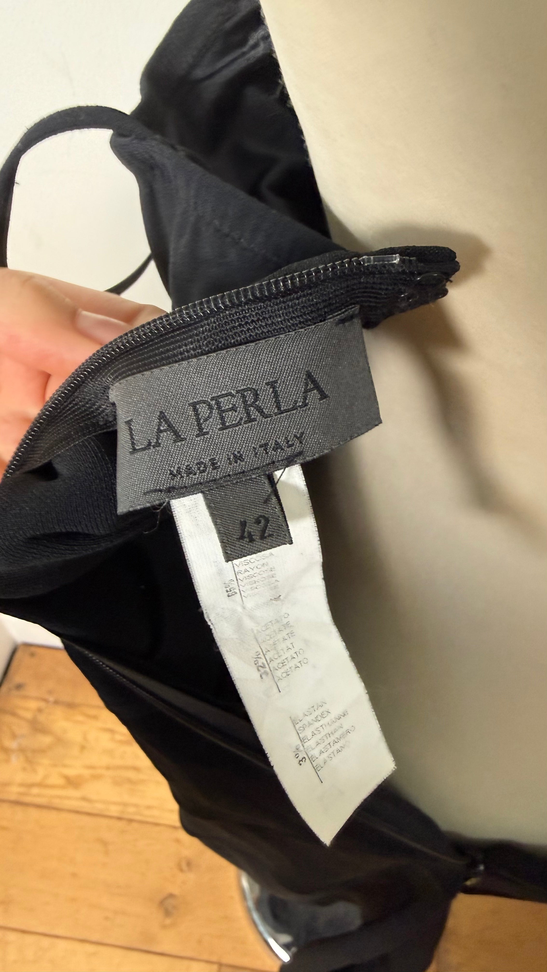 La Perla Lace-Up Slip Dress