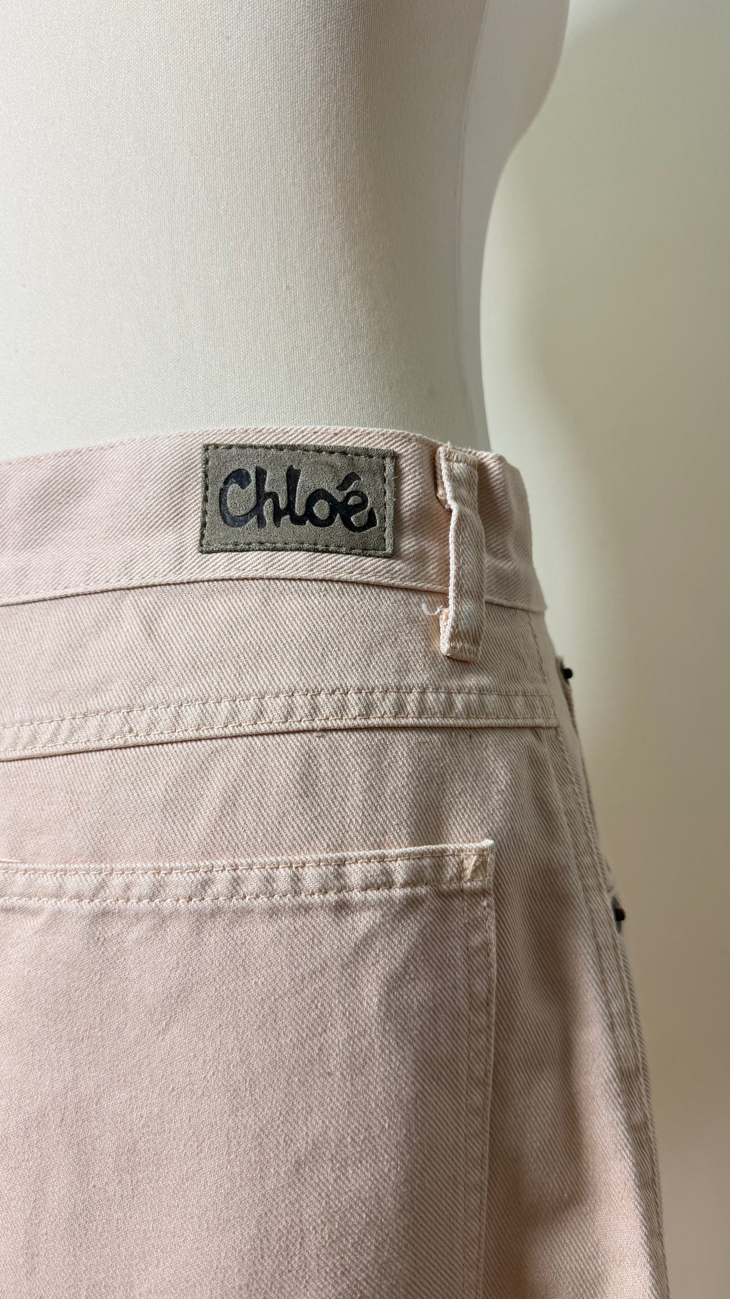Chloé Spring 2005 Button Down Midi Skirt