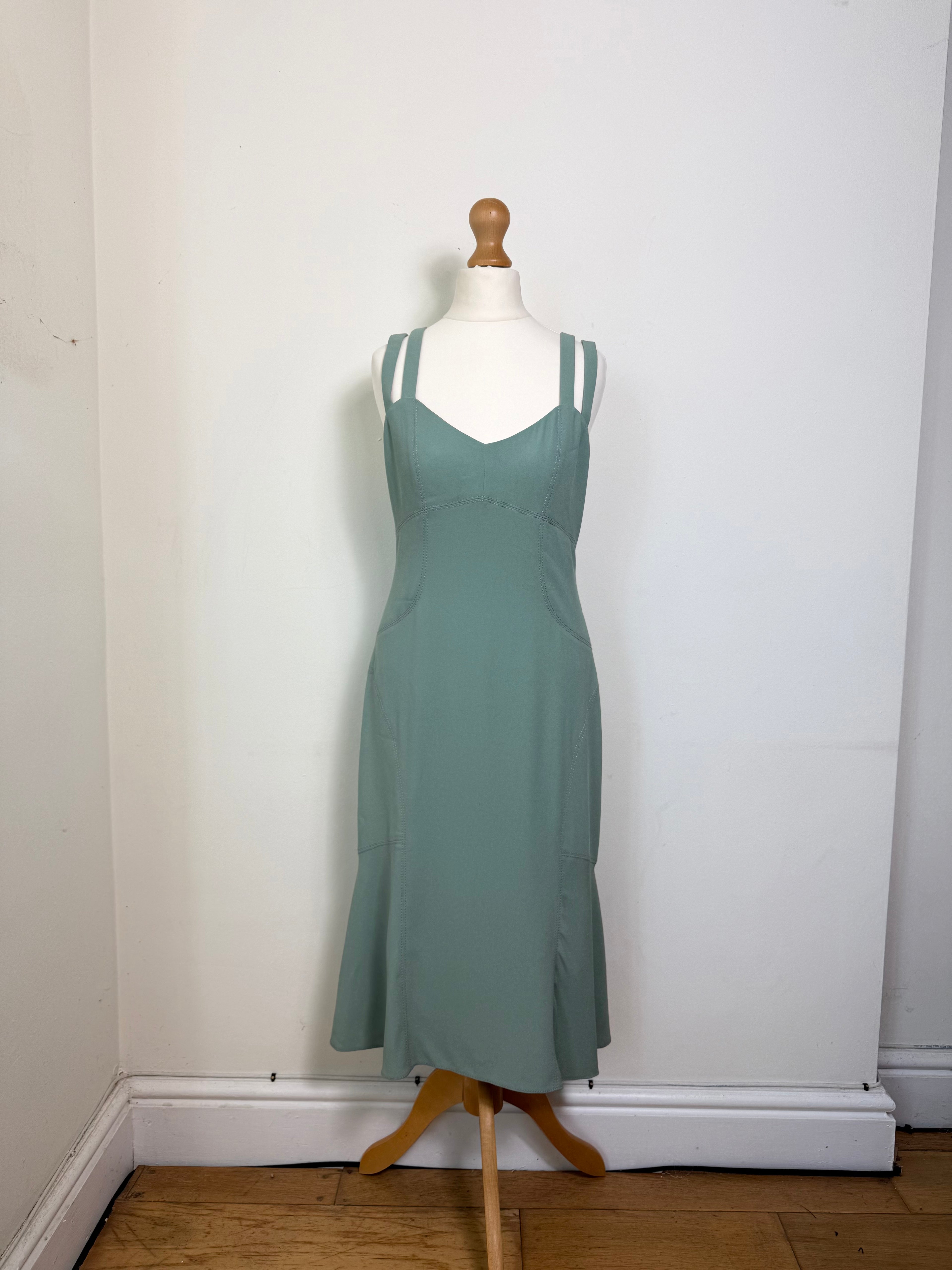 Anna Molinari Double Strap Midi Dress