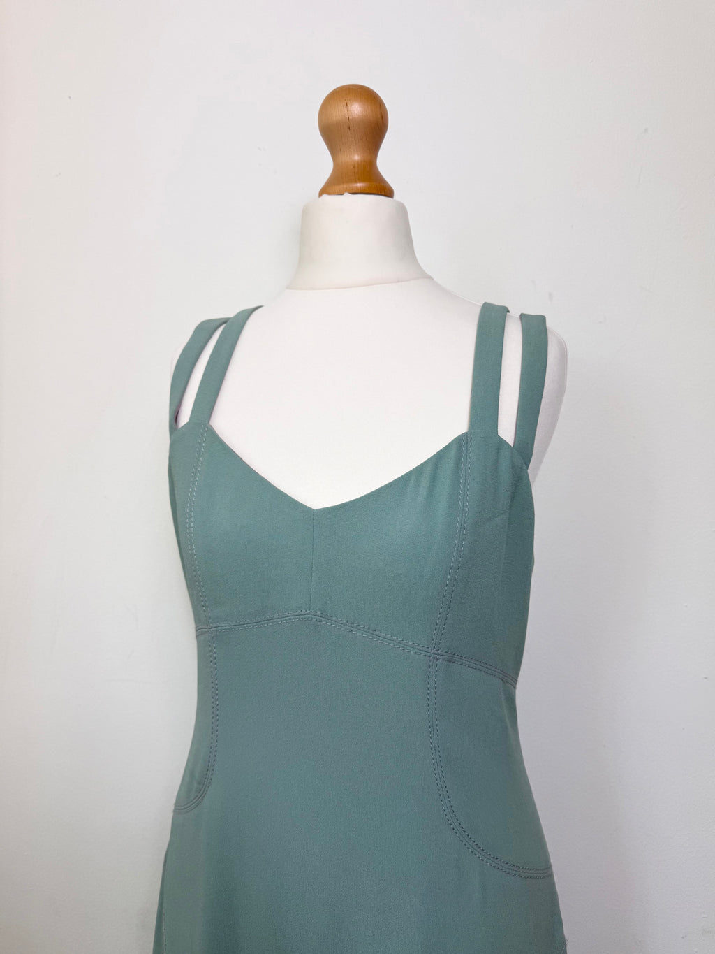 Anna Molinari Double Strap Midi Dress