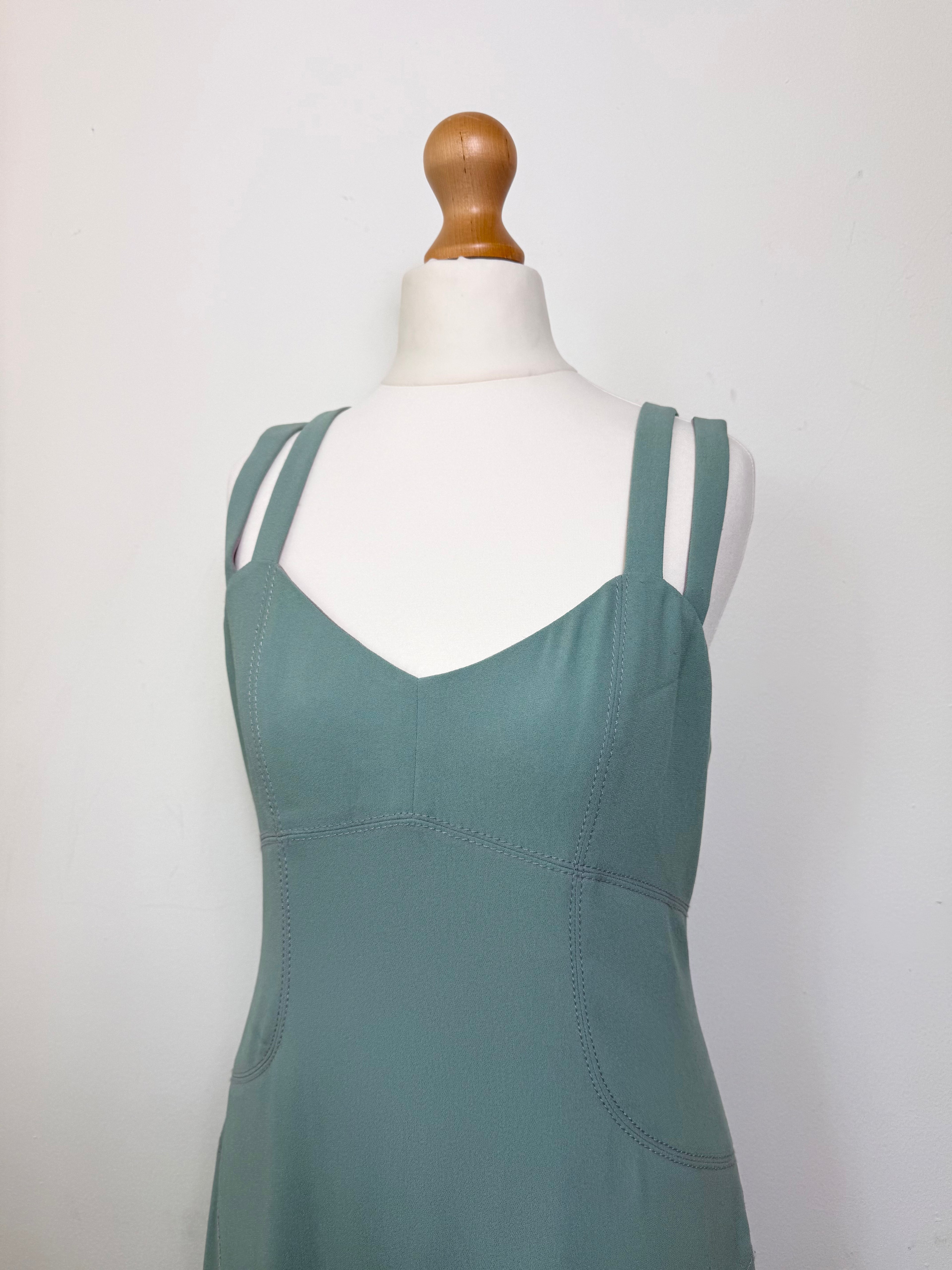 Anna Molinari Double Strap Midi Dress