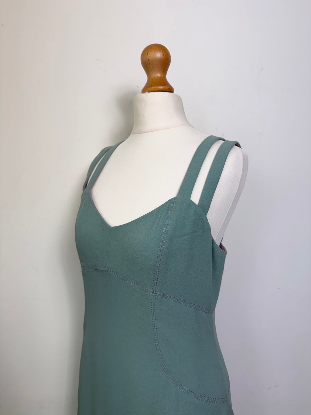 Anna Molinari Double Strap Midi Dress